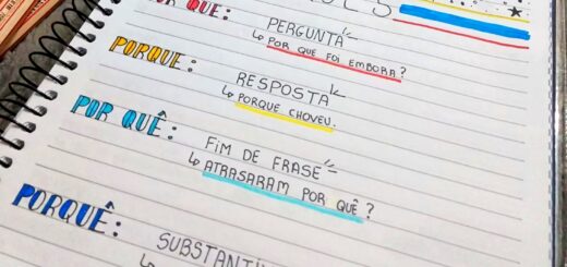 MAPA MENTAL SOBRE USO DOS PORQUES