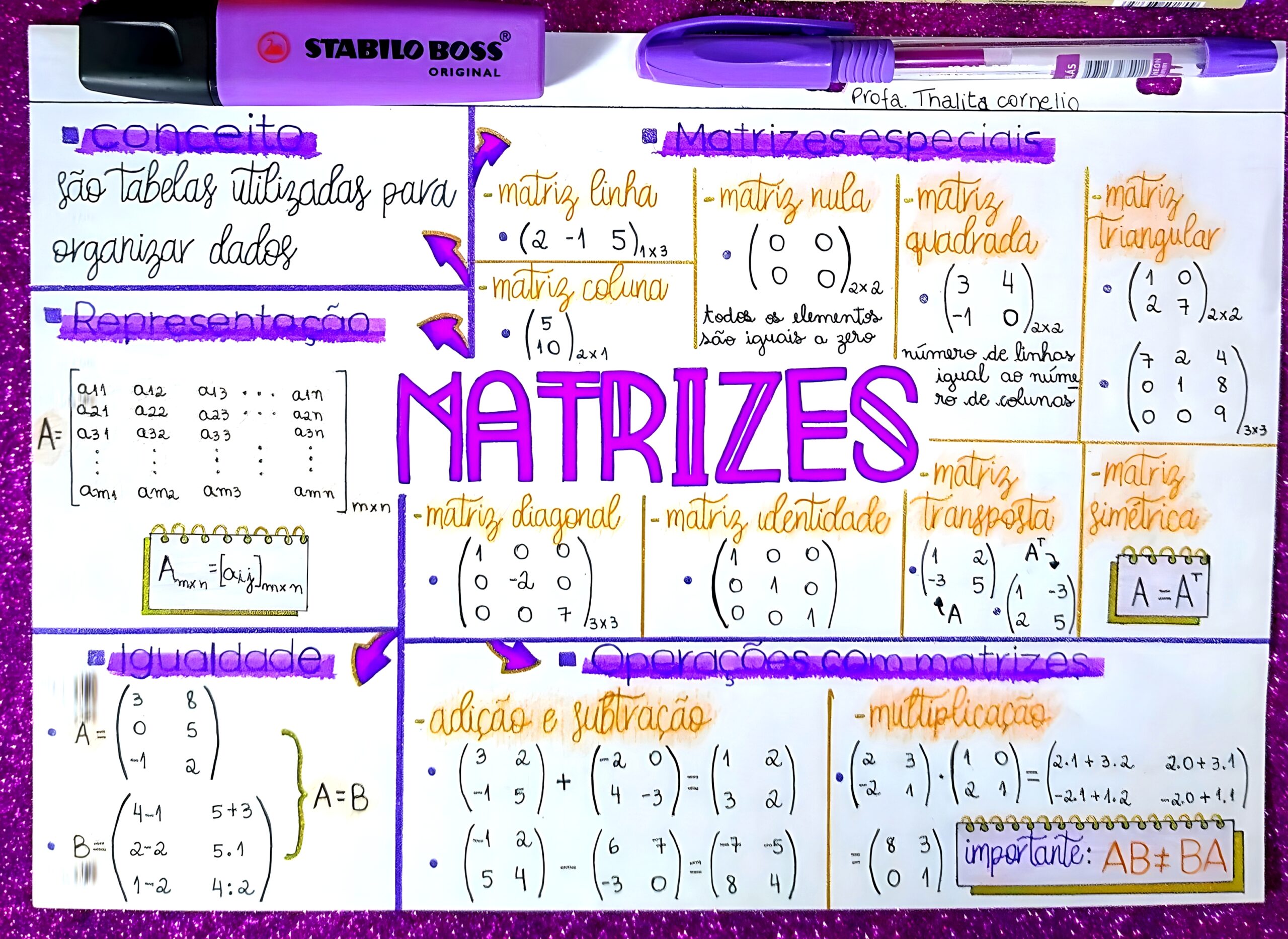 Matrizes matriz uma identidade matematica quadrada determinantes exemplo tipo brasilescola uol gostou curta compartilhe