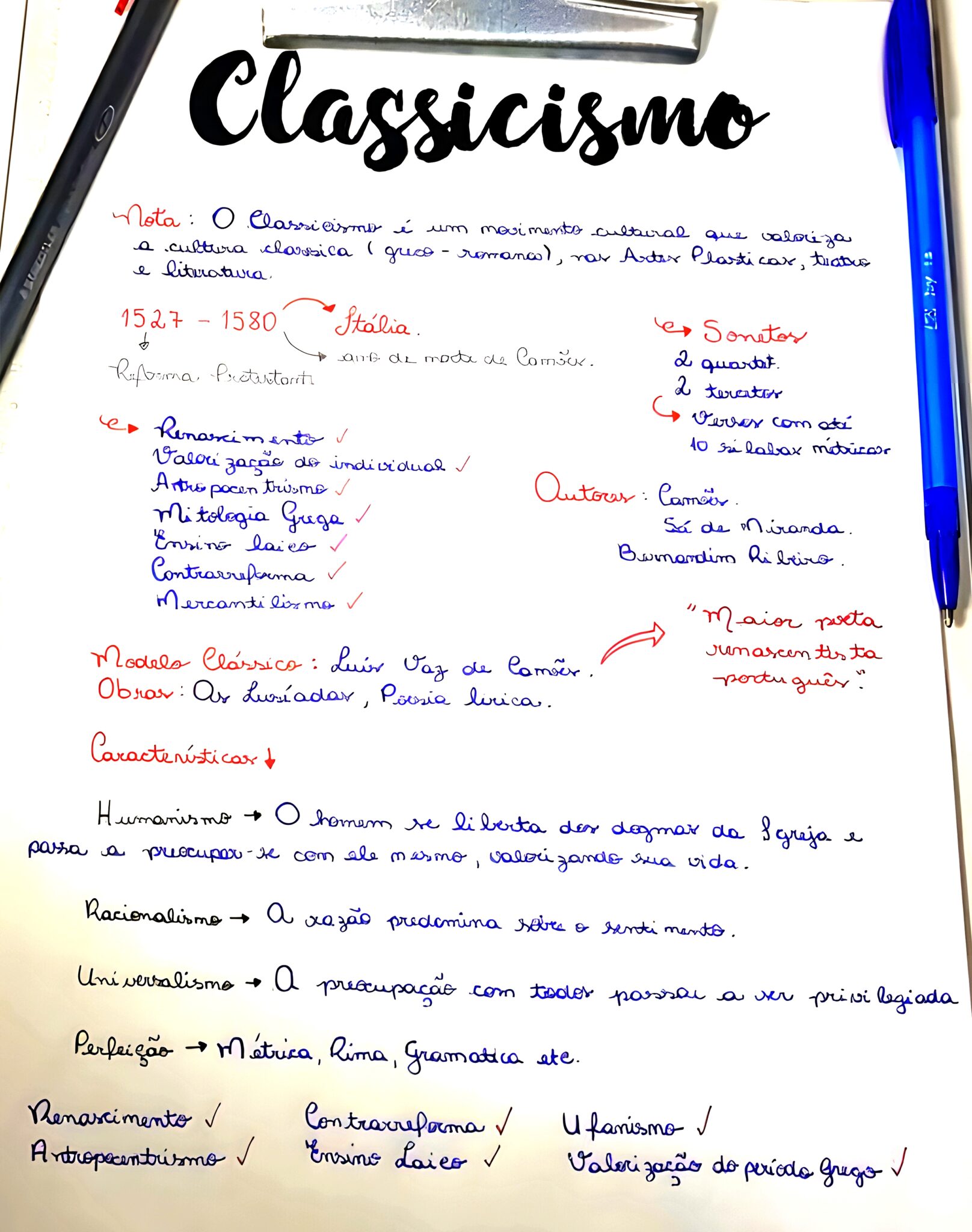 MAPA MENTAL SOBRE CLASSICISMO - Maps4Study