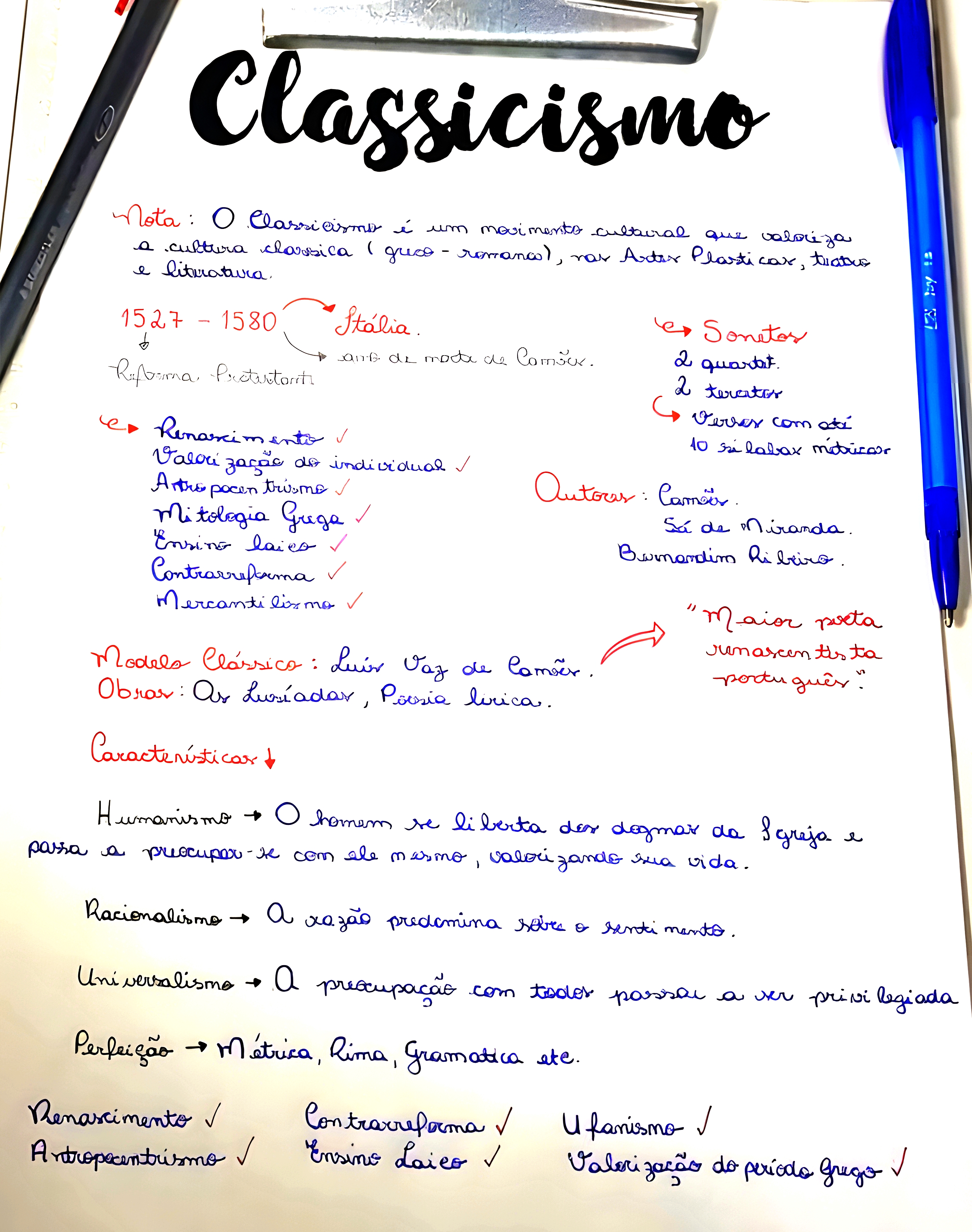 MAPA MENTAL SOBRE CLASSICISMO - Maps4Study