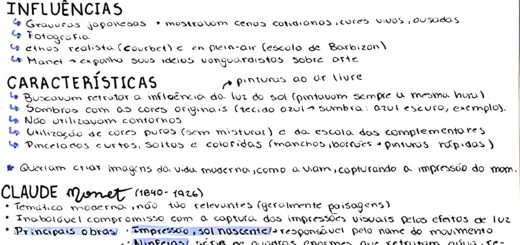 MAPA MENTAL SOBRE IMPRESSIONISMO