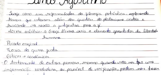 MAPA MENTAL SOBRE SANTO AGOSTINHO