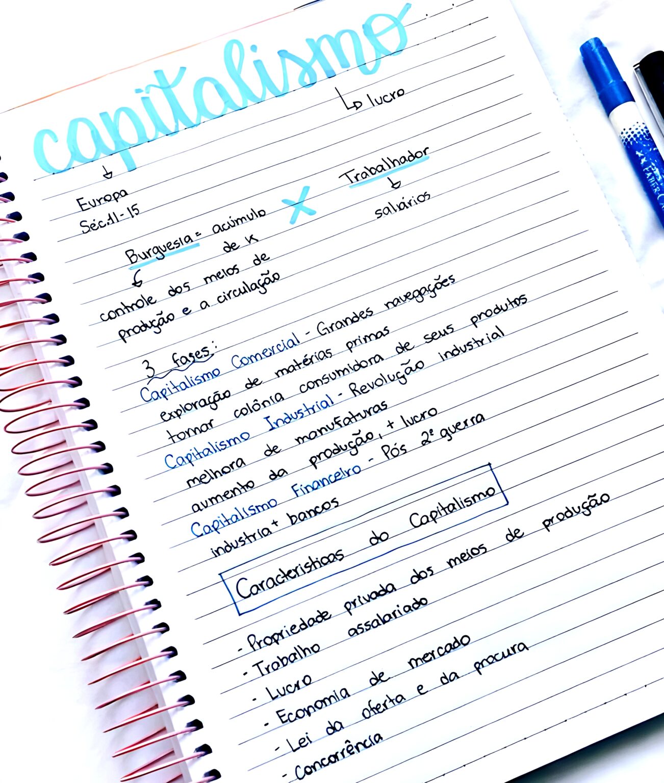 MAPA MENTAL SOBRE CAPITALISMO - Maps4Study