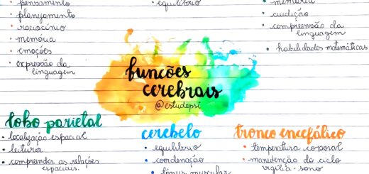 MAPA MENTAL SOBRE FUNÇÕES CEREBRAIS