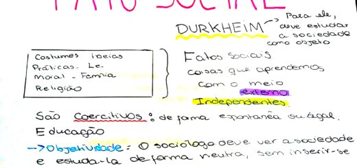 MAPA MENTAL SOBRE FATO SOCIAL