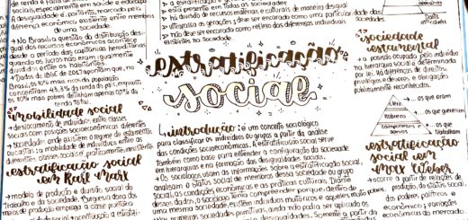 MAPA MENTAL SOBRE ESTRATIFICAÇÃO SOCIAL