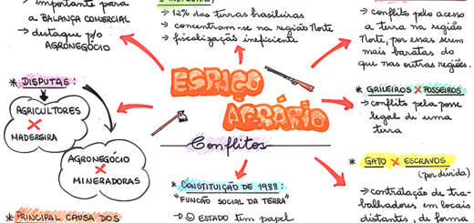 MAPA MENTAL SOBRE ESPAÇO AGRÁRIO