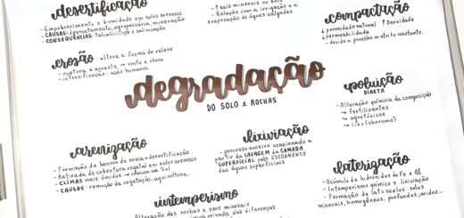 MAPA MENTAL SOBRE DEGRADAÇÃO DO SOLO