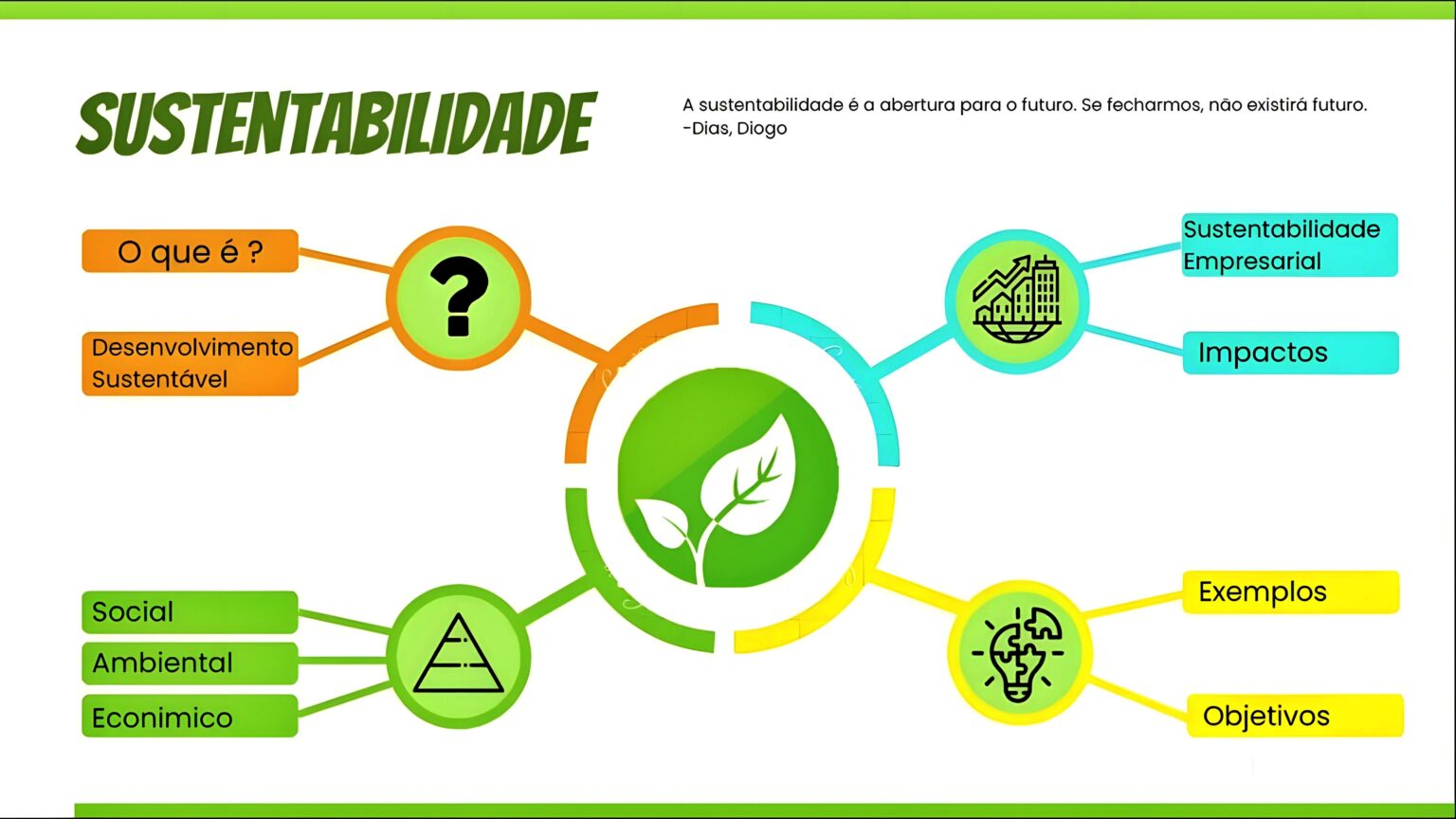 MAPA MENTAL SOBRE SUSTENTABILIDADE - Maps4Study
