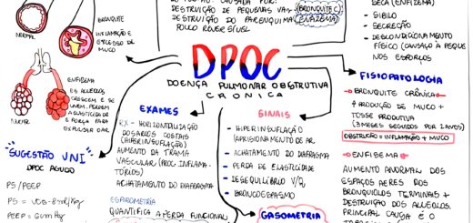 MAPA MENTAL SOBRE DOENÇA PULMONAR OBSTRUTIVA CRÔNICA