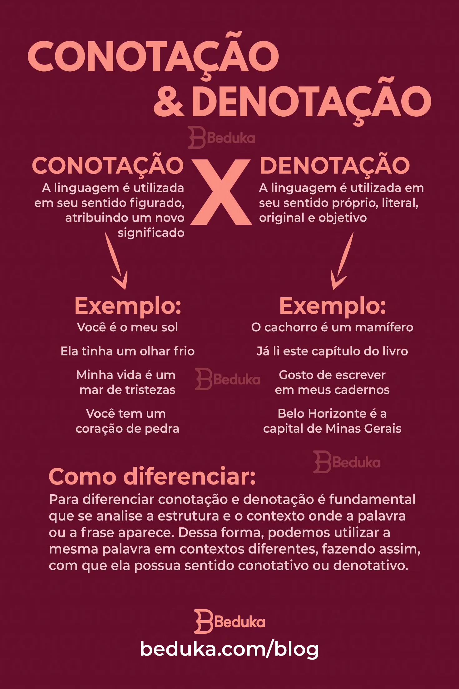 MAPA MENTAL SOBRE CONOTAÇÃO E DENOTAÇÃO