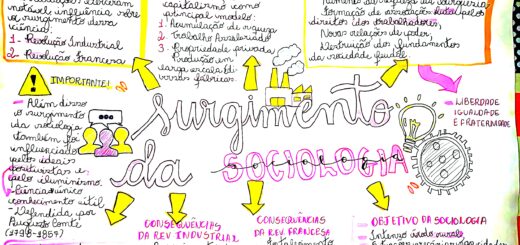 MAPA MENTAL SOBRE SURGIMENTO DA SOCIOLOGIA