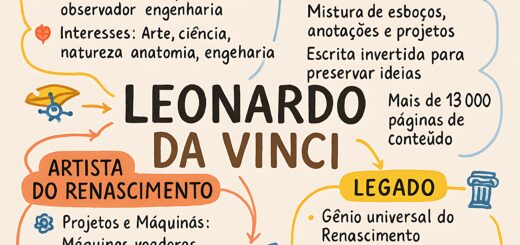MAPA MENTAL SOBRE LEONARDO DA VINCI
