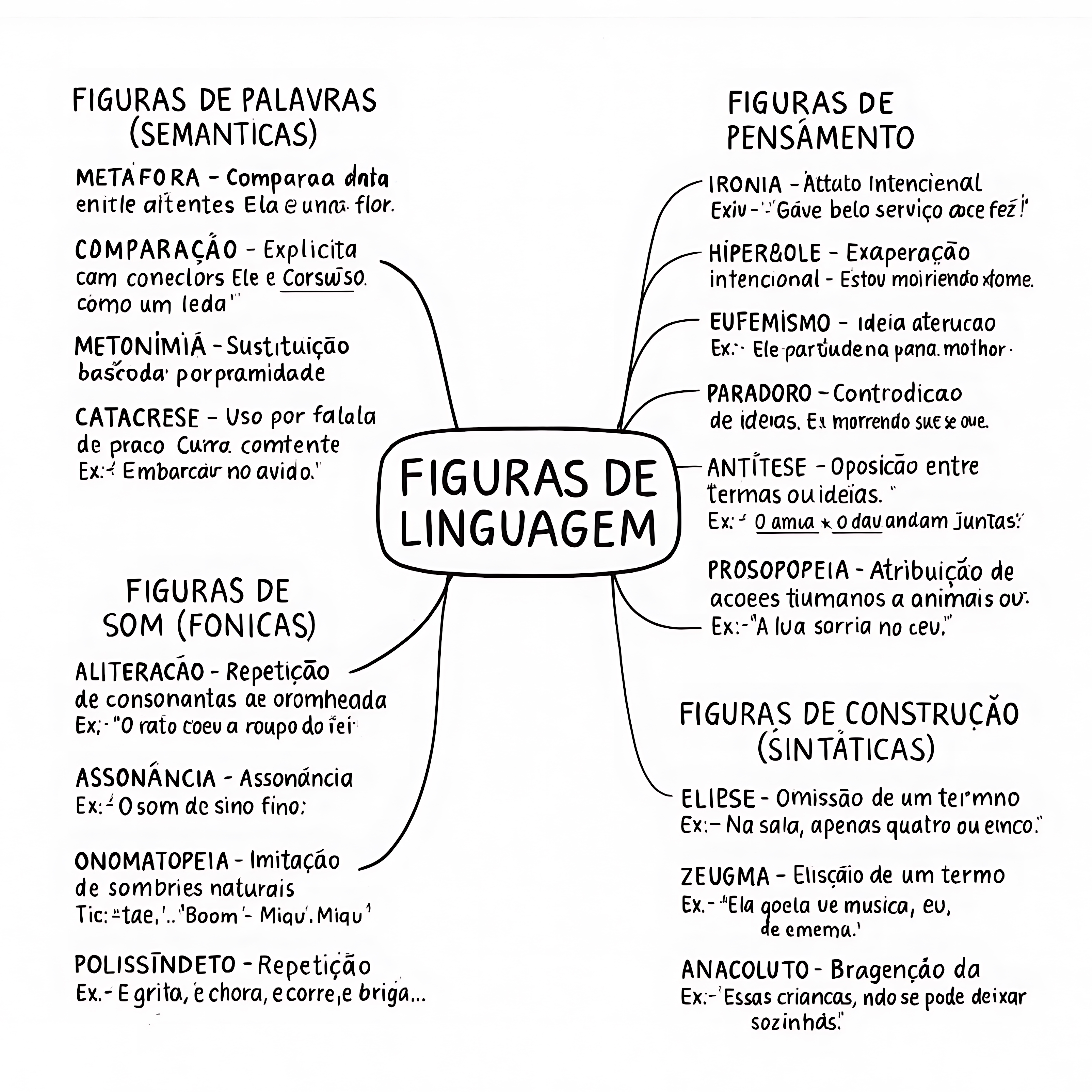 FIGURAS DE LINGUAGEM EXPLICADAS E RESUMIDA