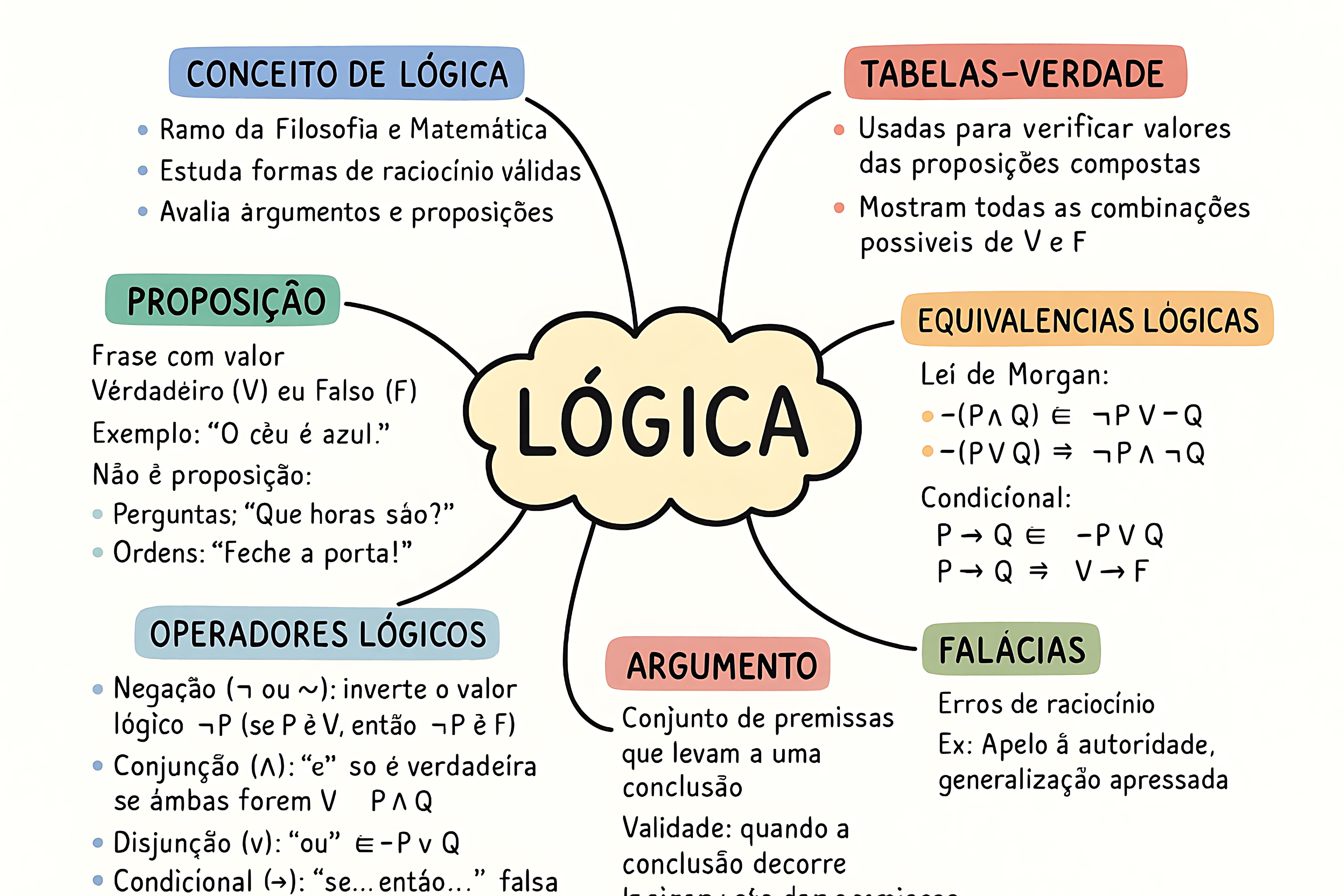 MAPA MENTAL SOBRE LÓGICA