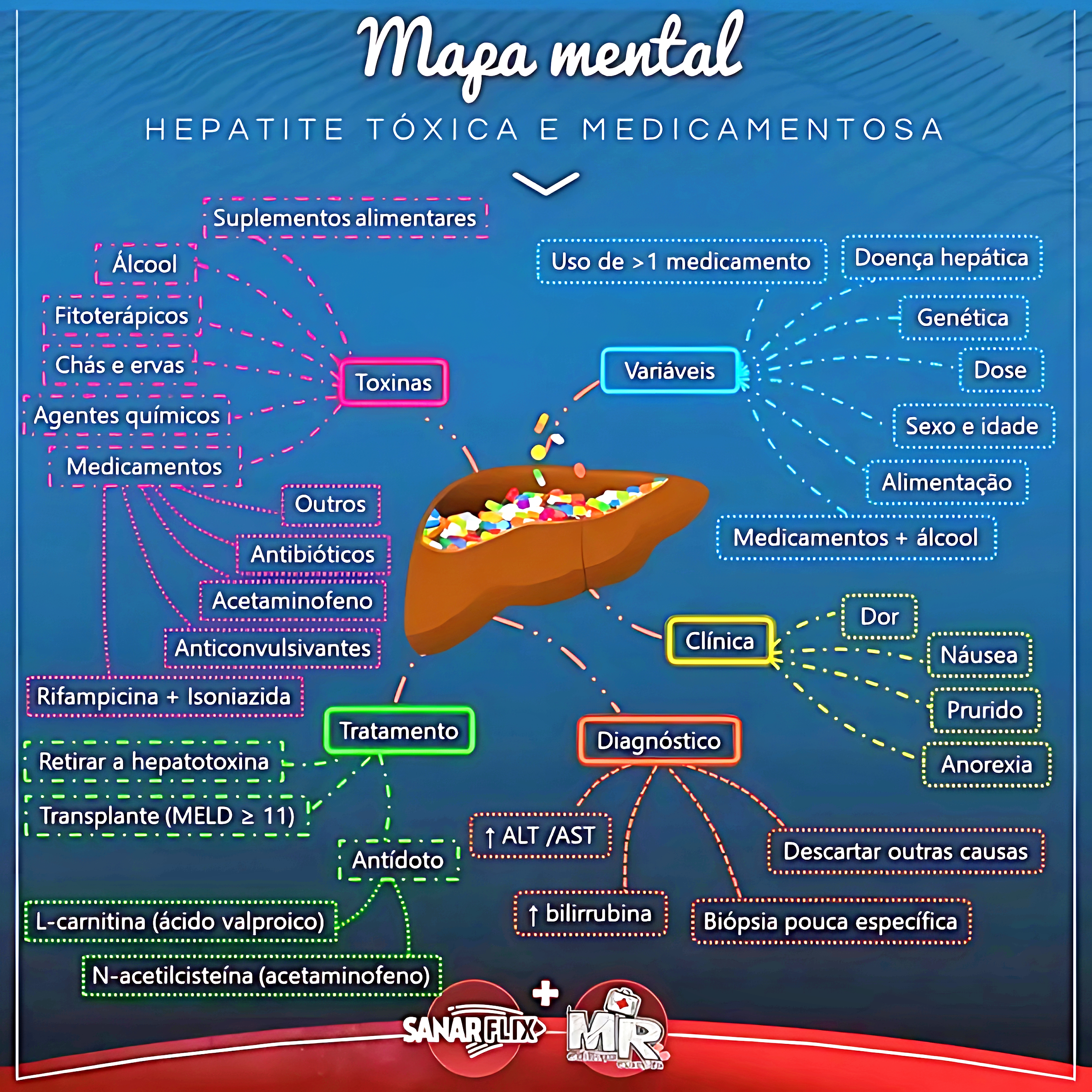 MAPA MENTAL SOBRE HEPATITE