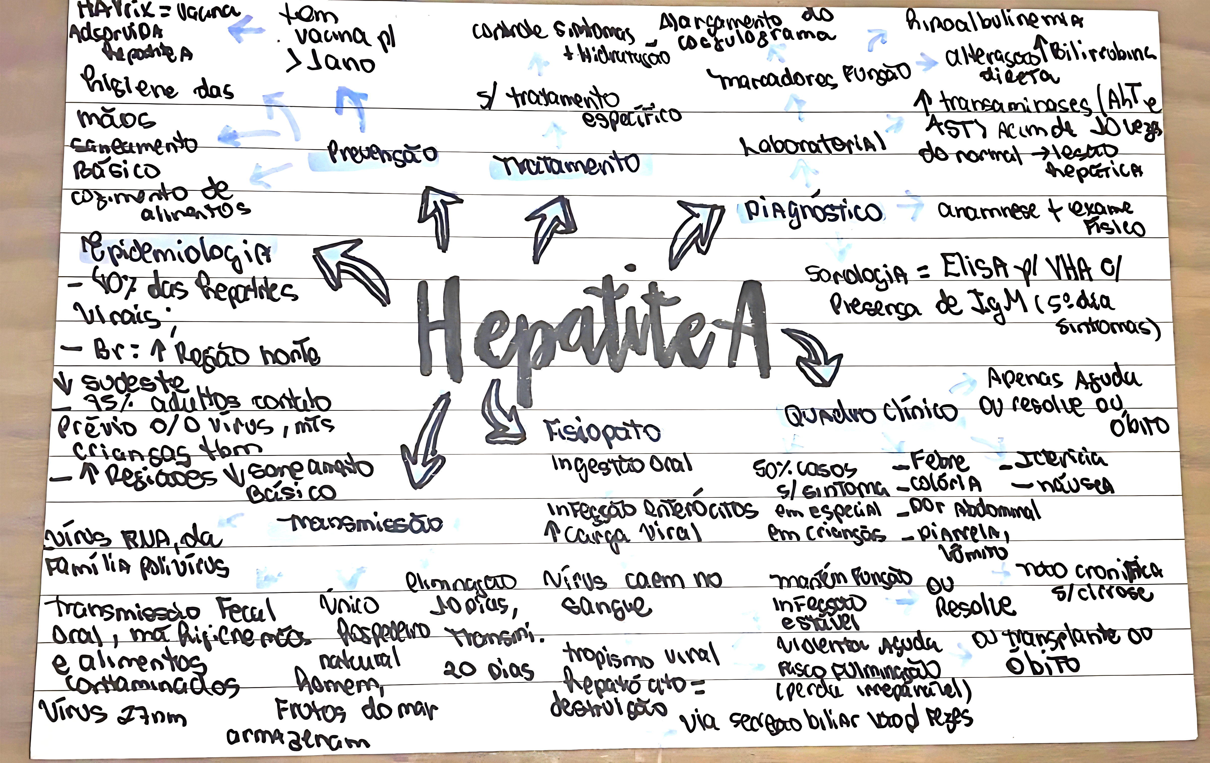 MAPA MENTAL SOBRE HEPATITE