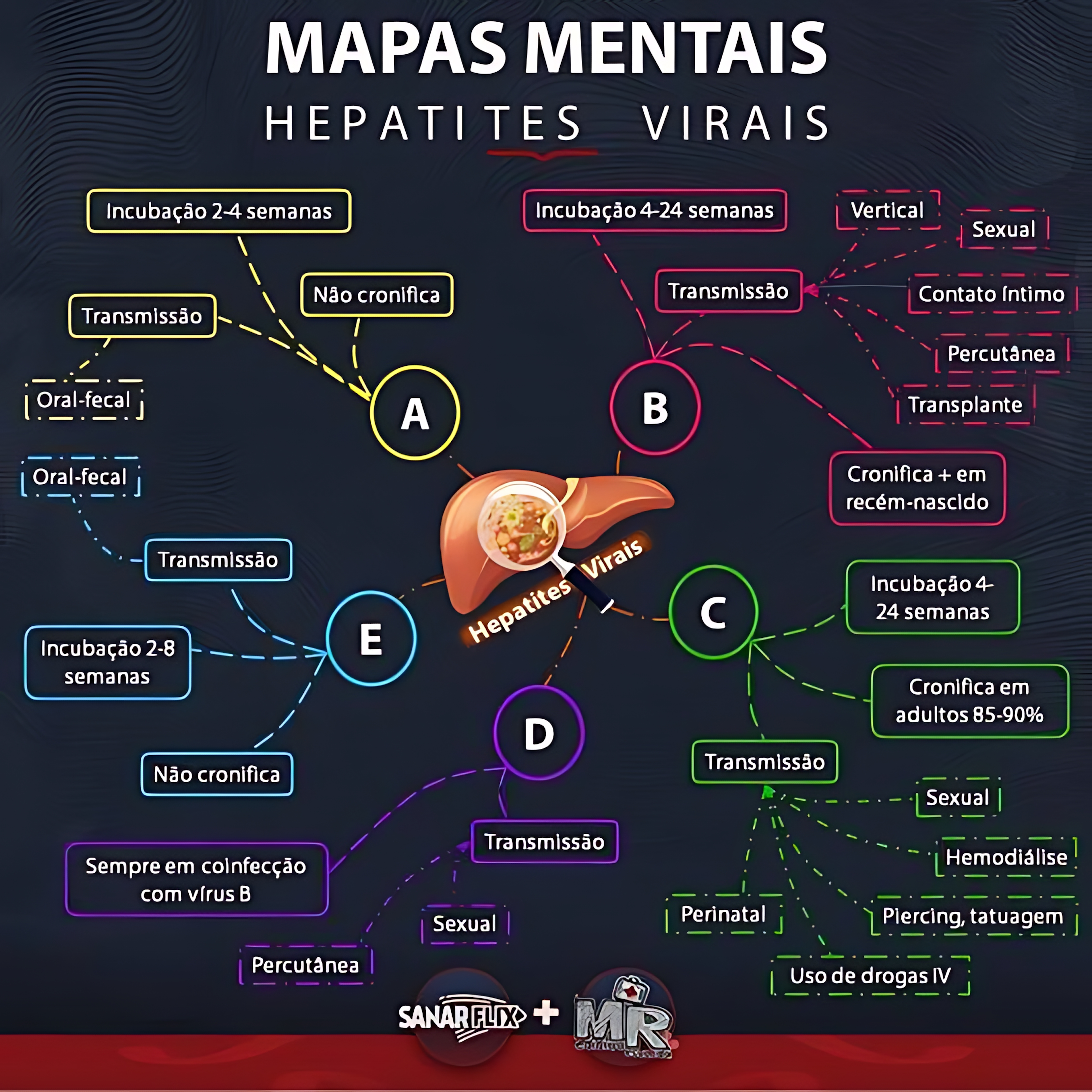 MAPA MENTAL SOBRE HEPATITE