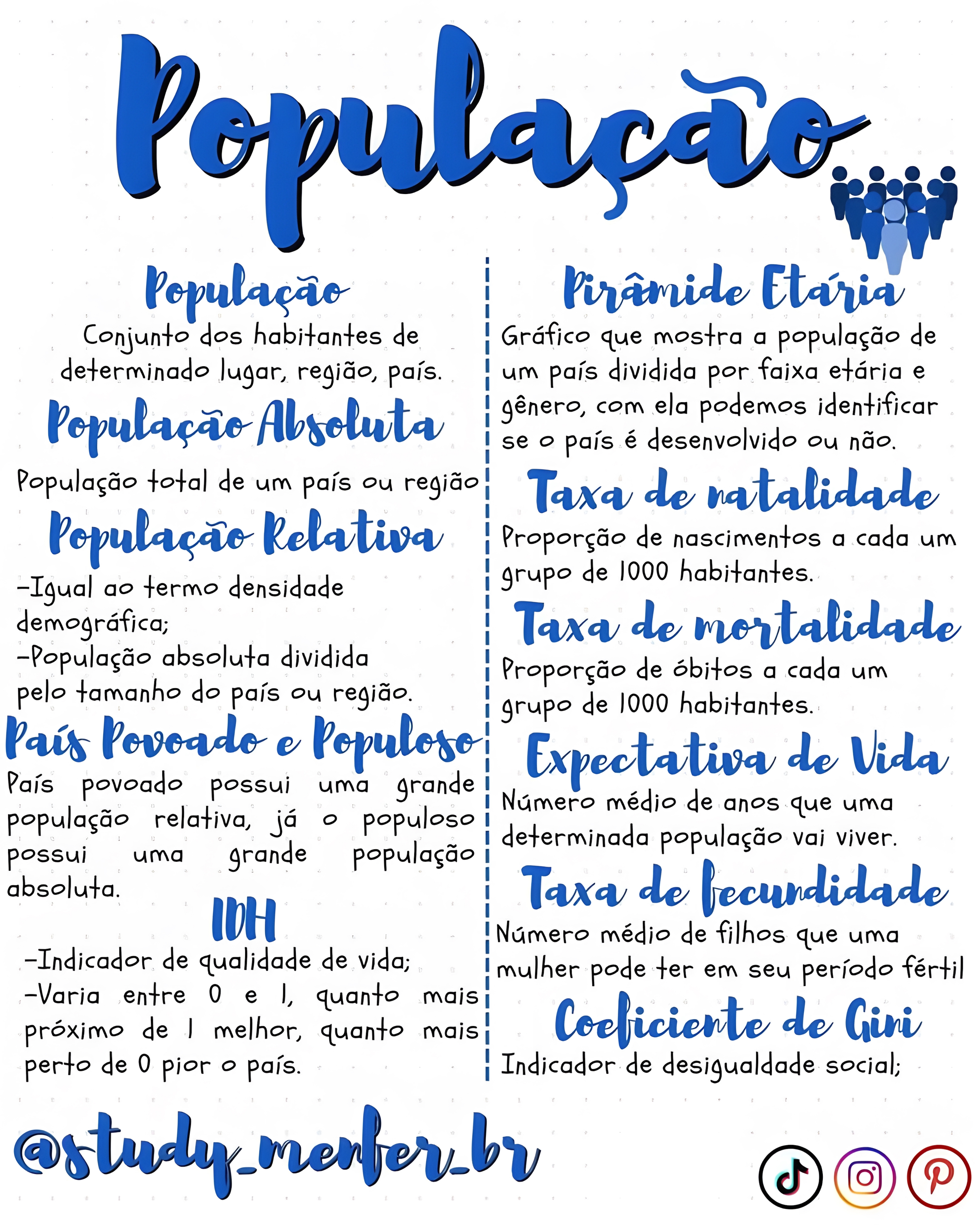 MAPA MENTAL SOBRE POPULAÇÃO