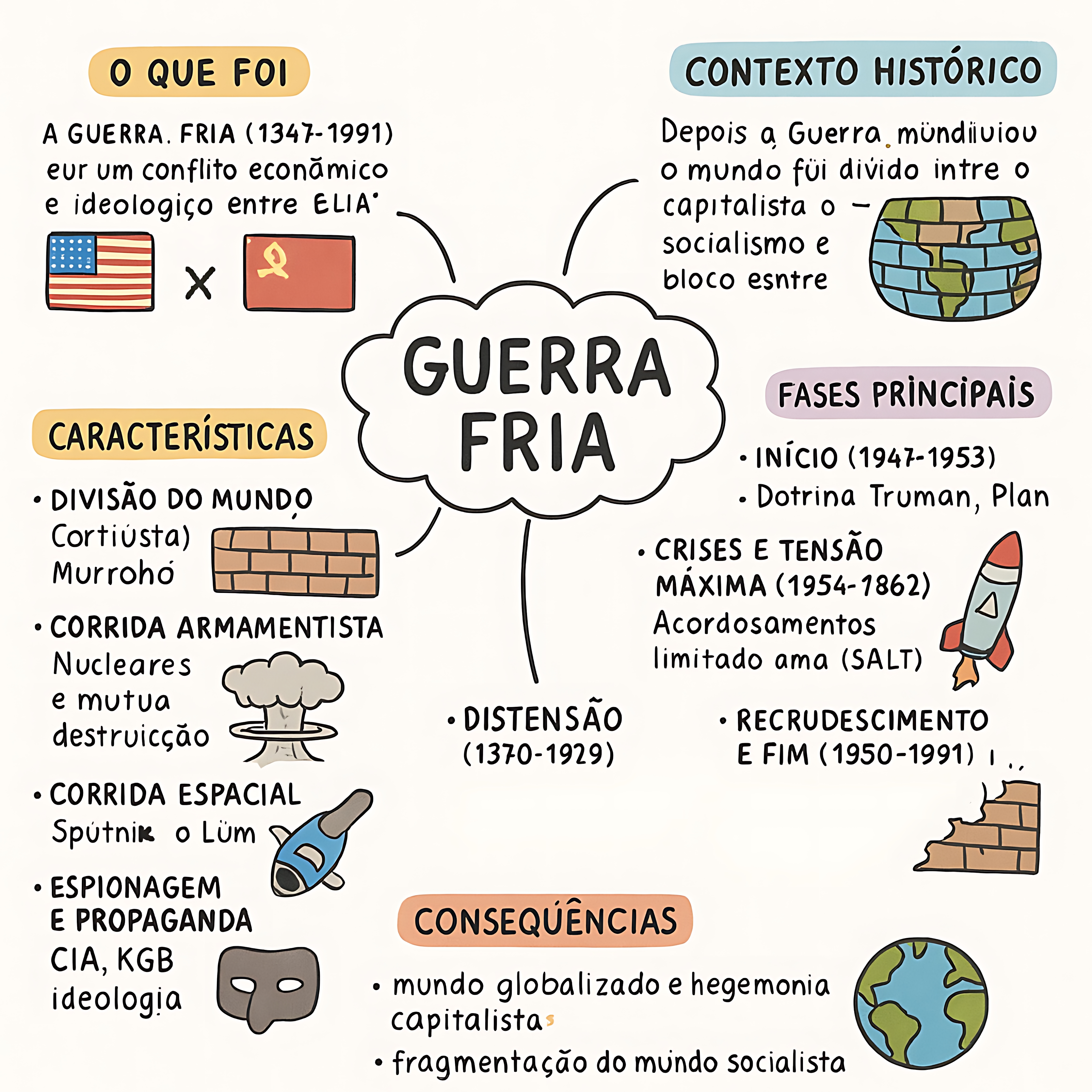 GUERRA FRIA EXPLICADA E RESUMIDA