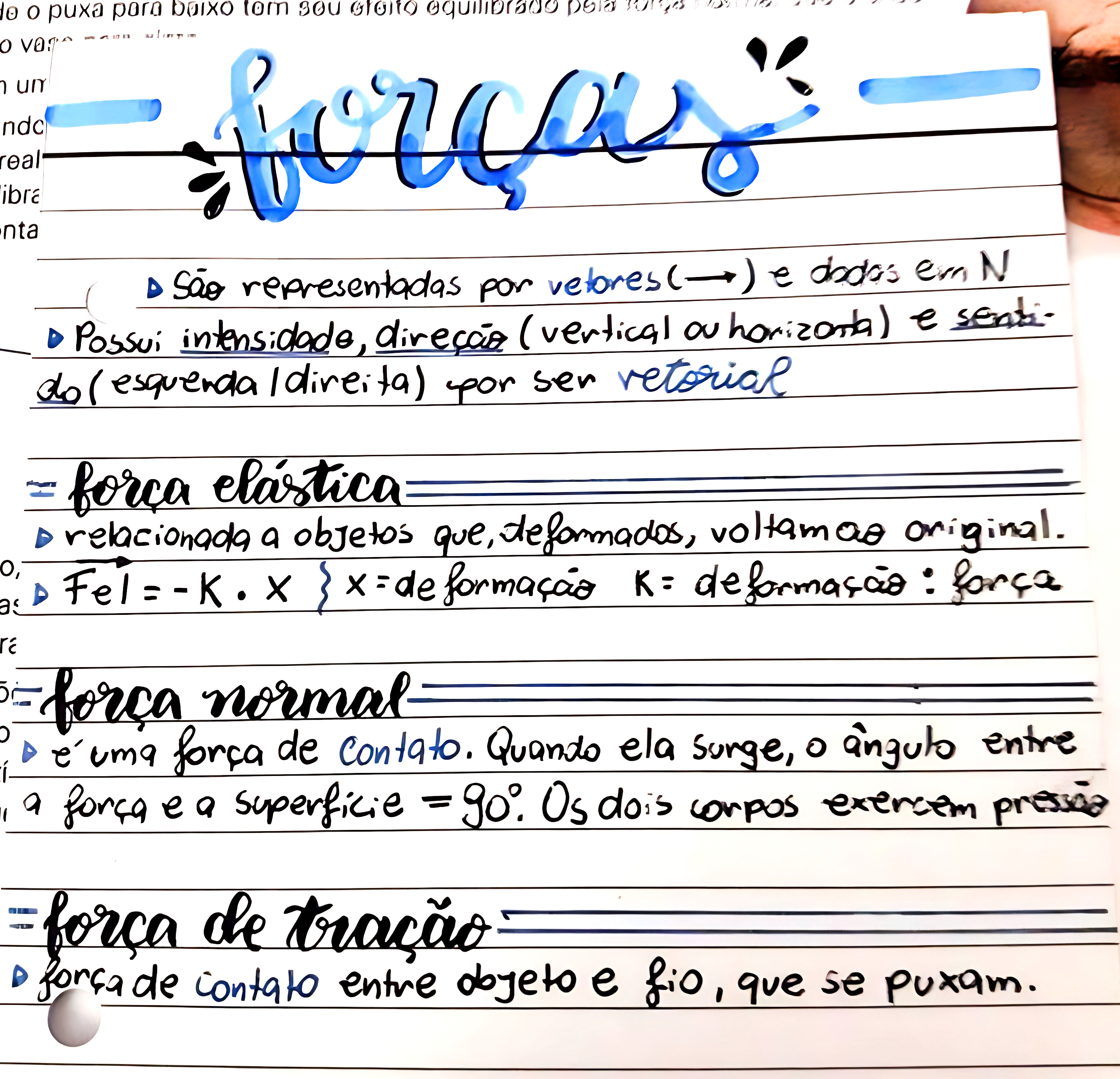 MAPA MENTAL SOBRE TIPOS DE FORÇA
