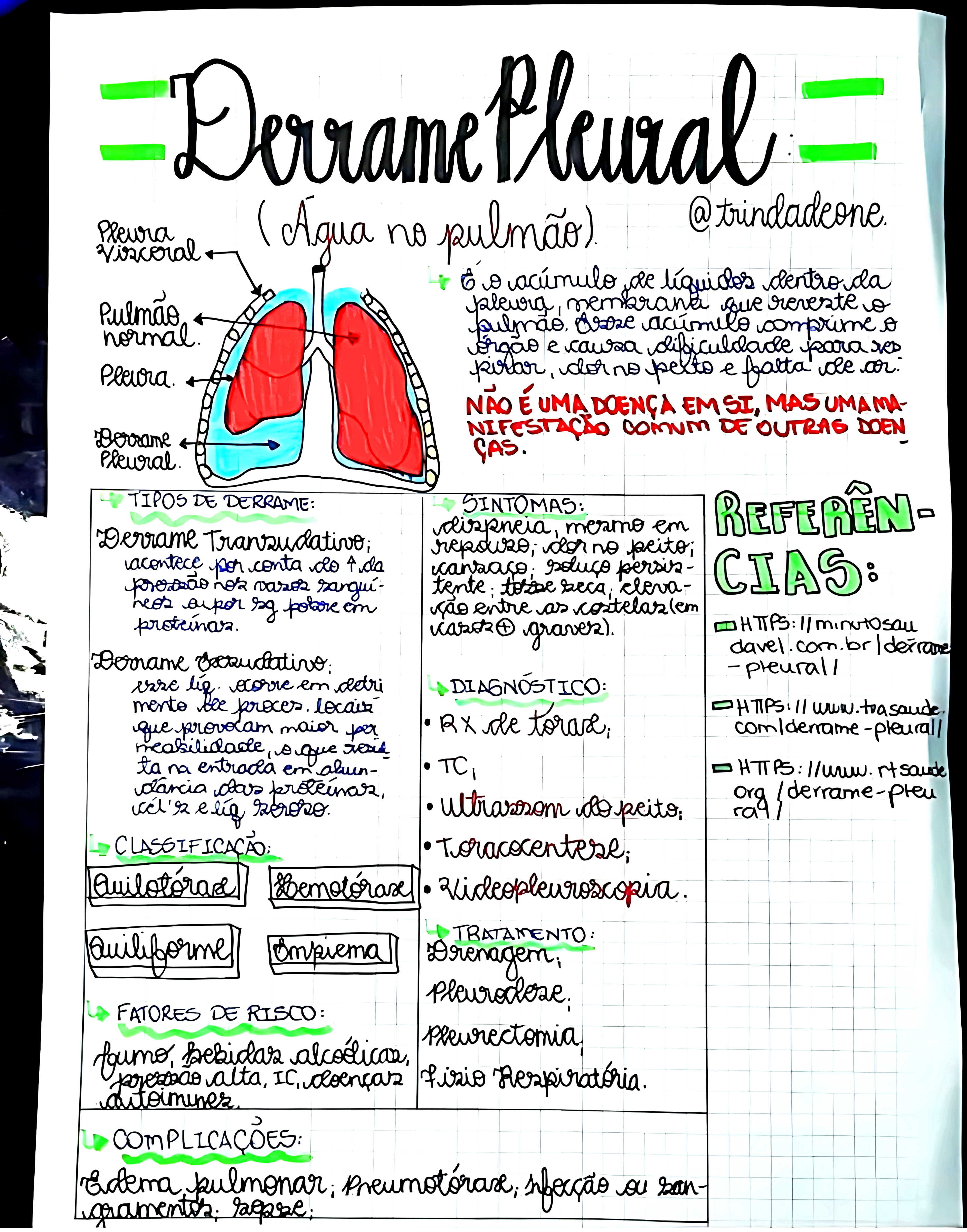 MAPA MENTAL SOBRE DERRAME PLEURAL