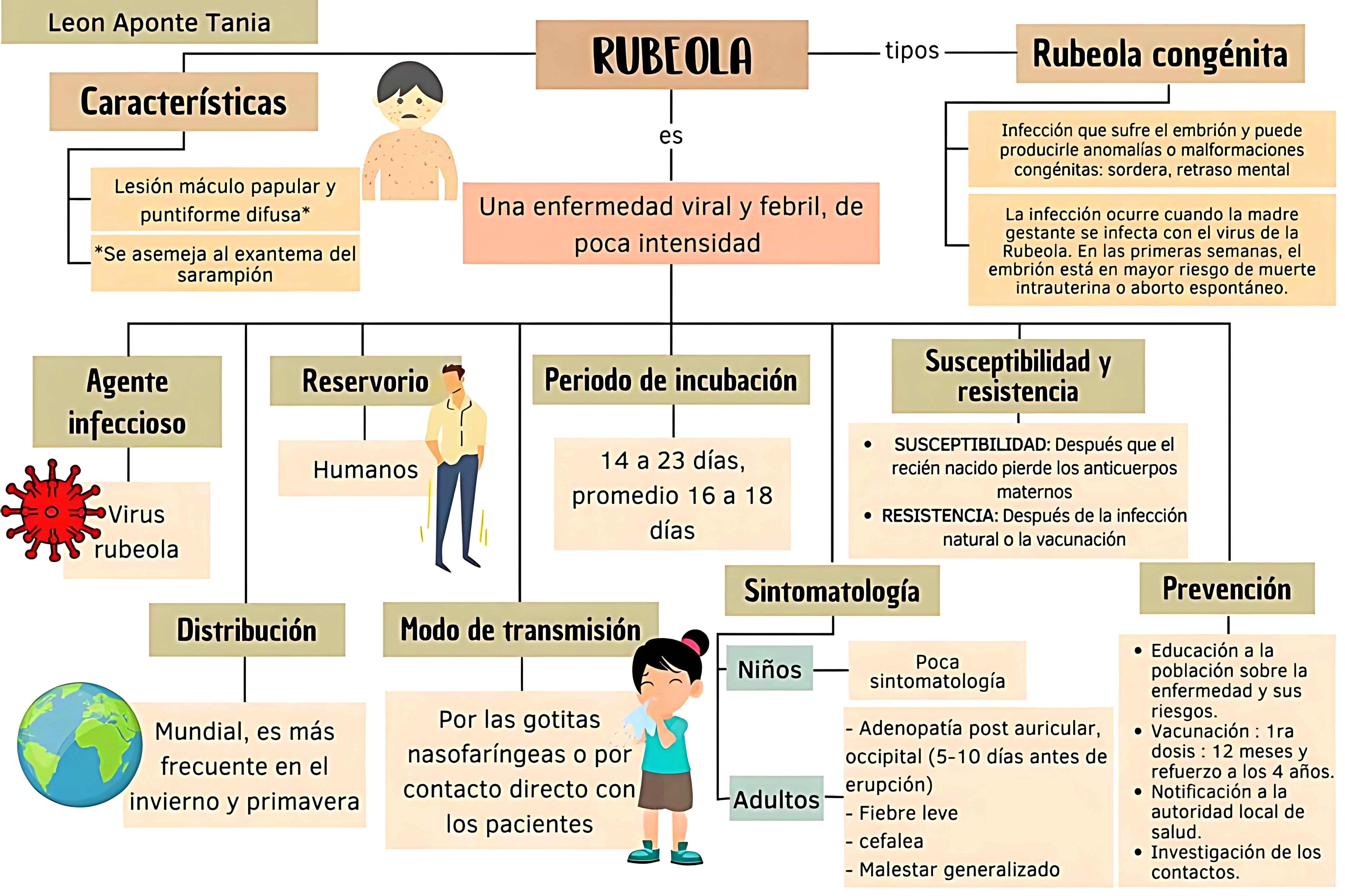 MAPA MENTAL SOBRE RUBÉOLA