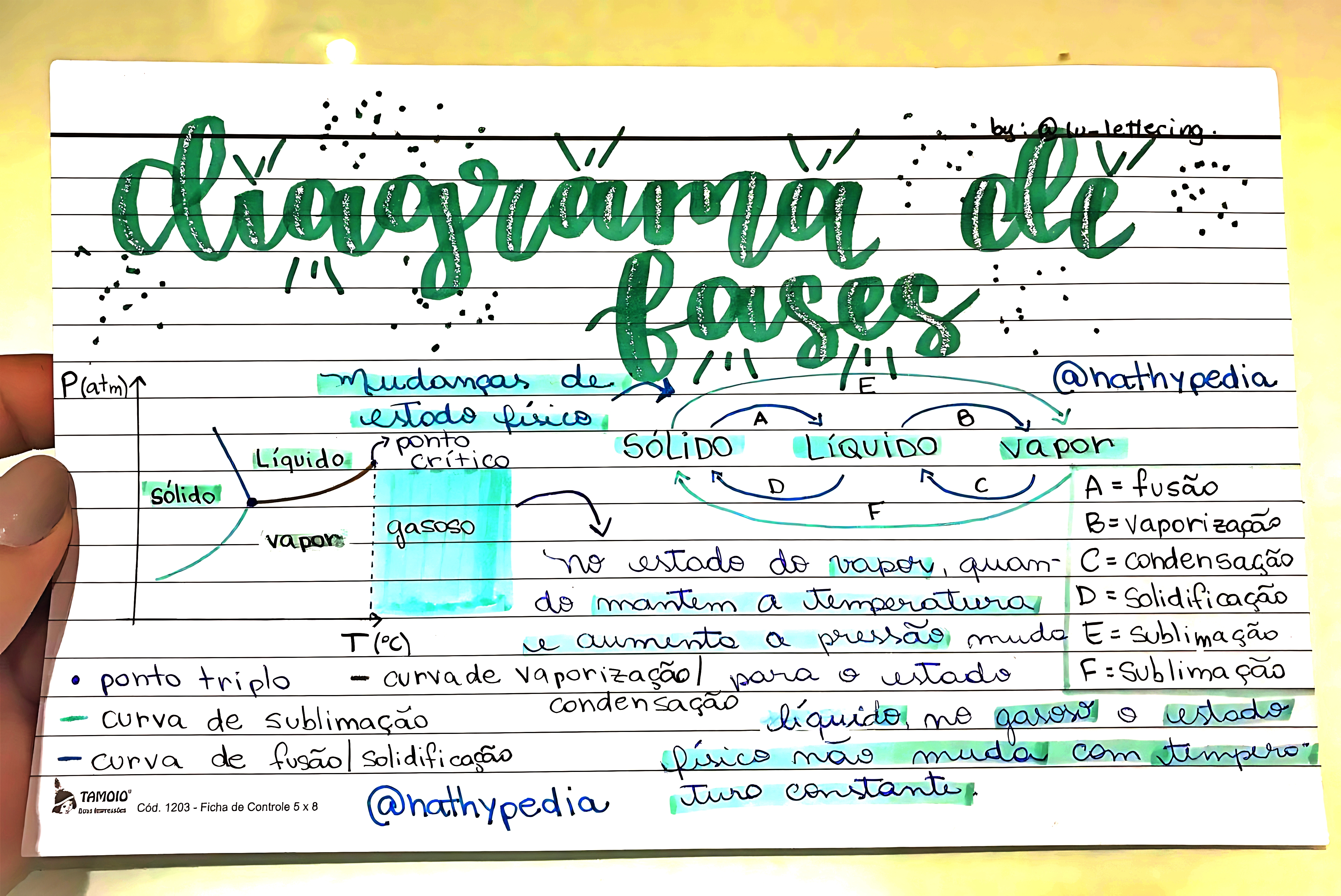 MAPA MENTAL SOBRE DIAGRAMA DE FASES
