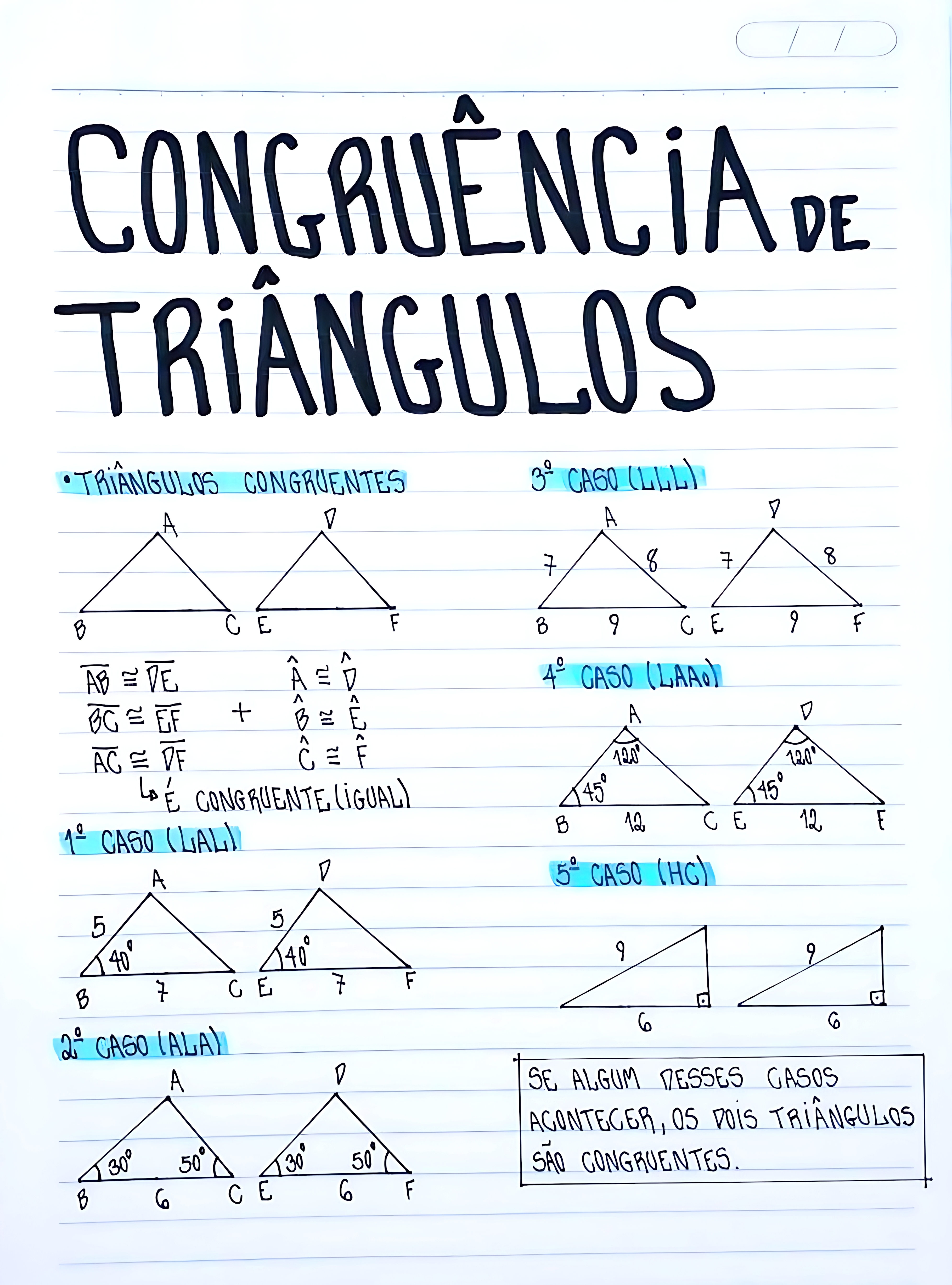 MAPA MENTAL SOBRE TRIÂNGULOS