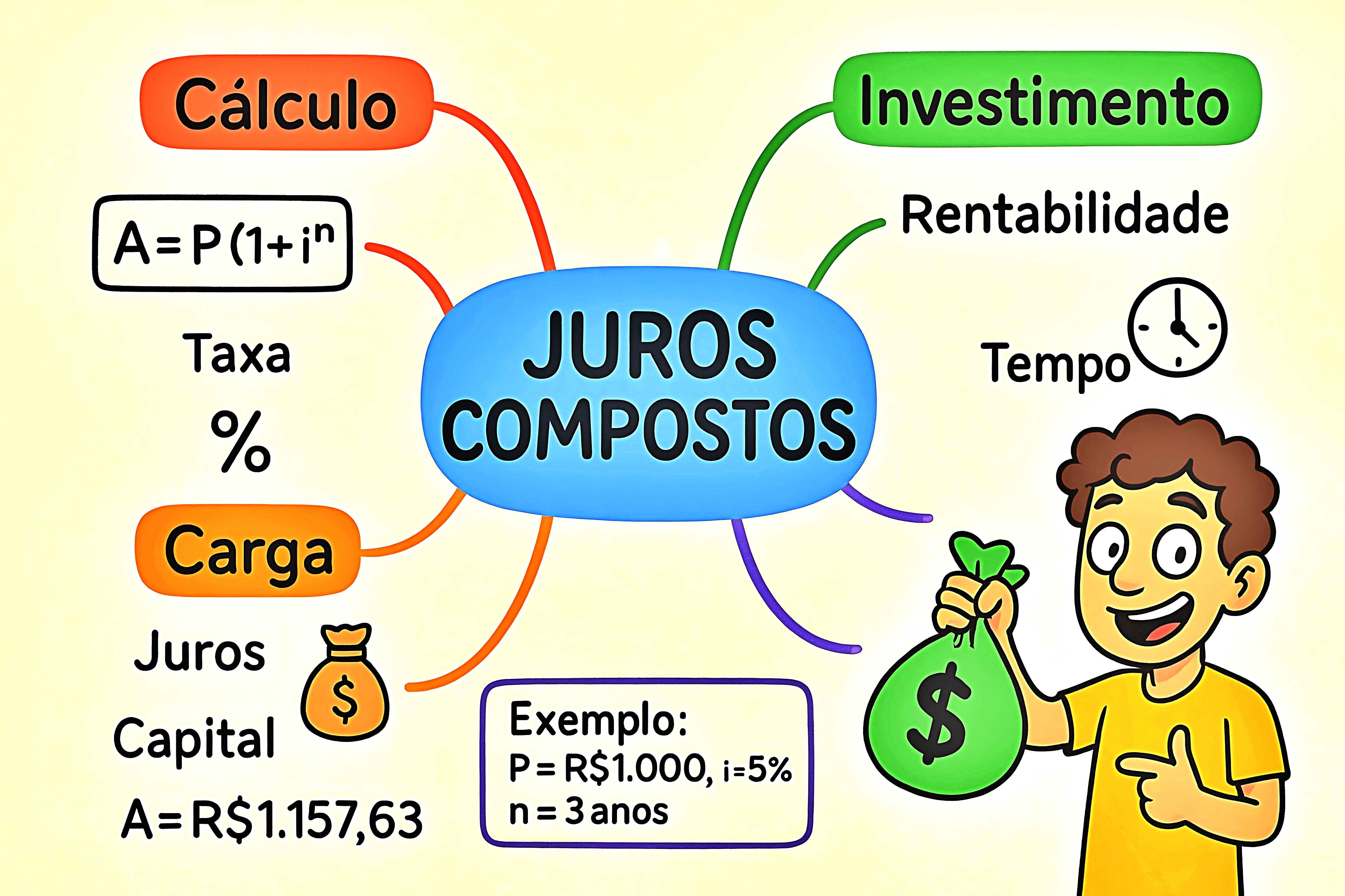 MAPA MENTAL SOBRE JUROS COMPOSTOS