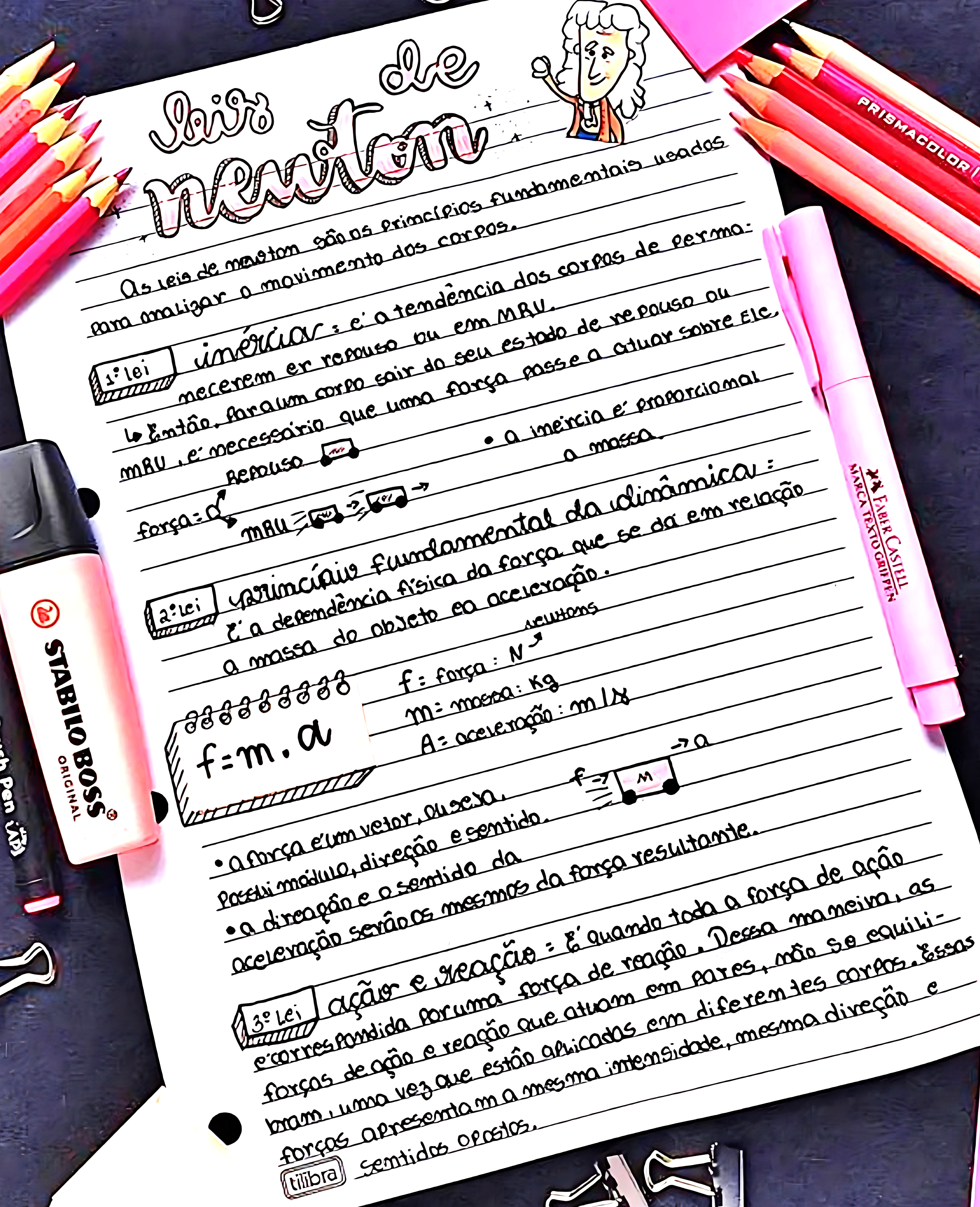 MAPA MENTAL SOBRE NEWTON