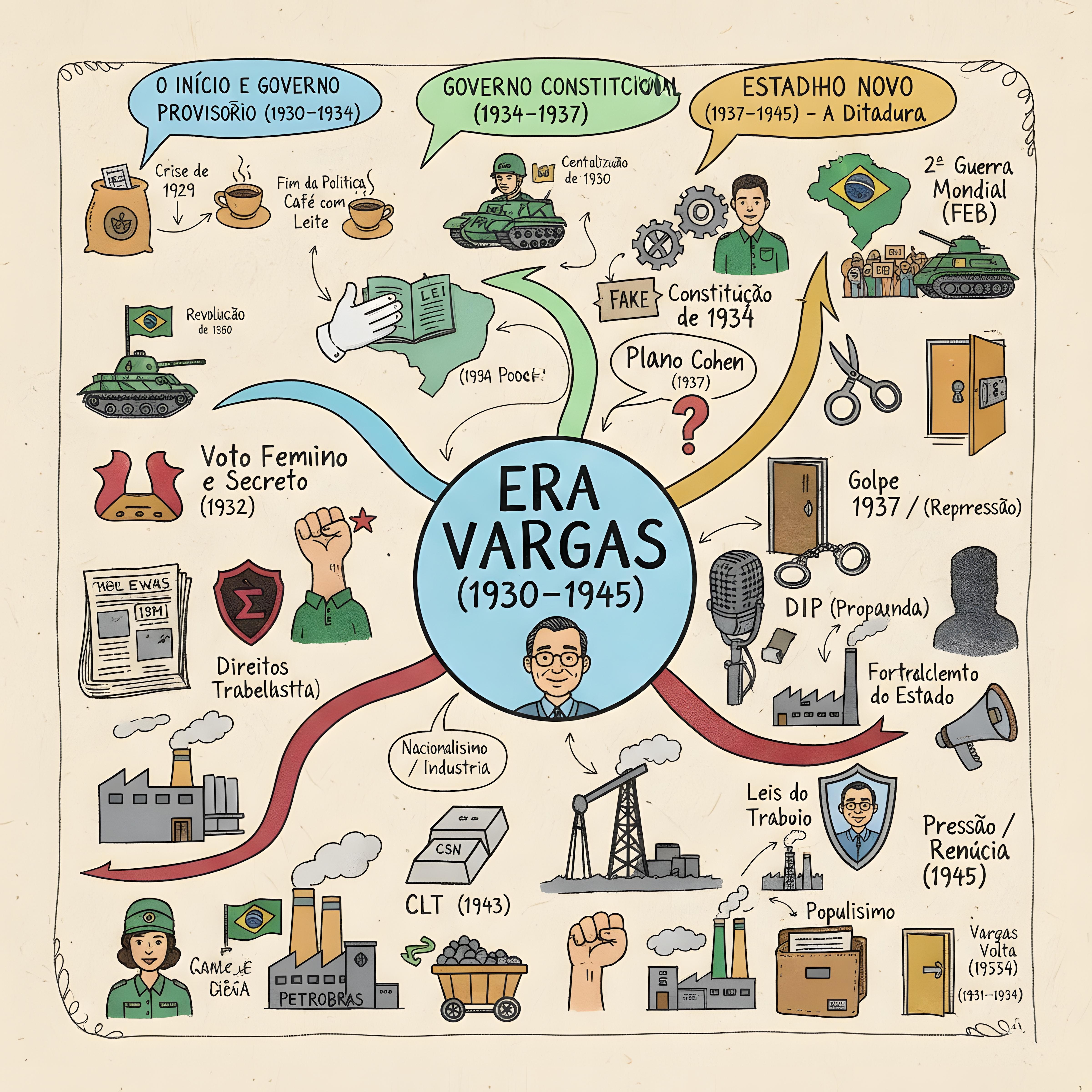ERA VARGAS EXPLICADA E RESUMIDA