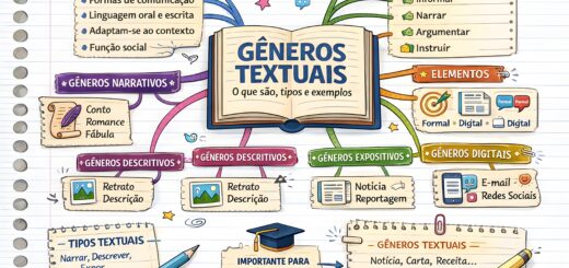 MAPA MENTAL SOBRE GENEROS TEXTUAIS