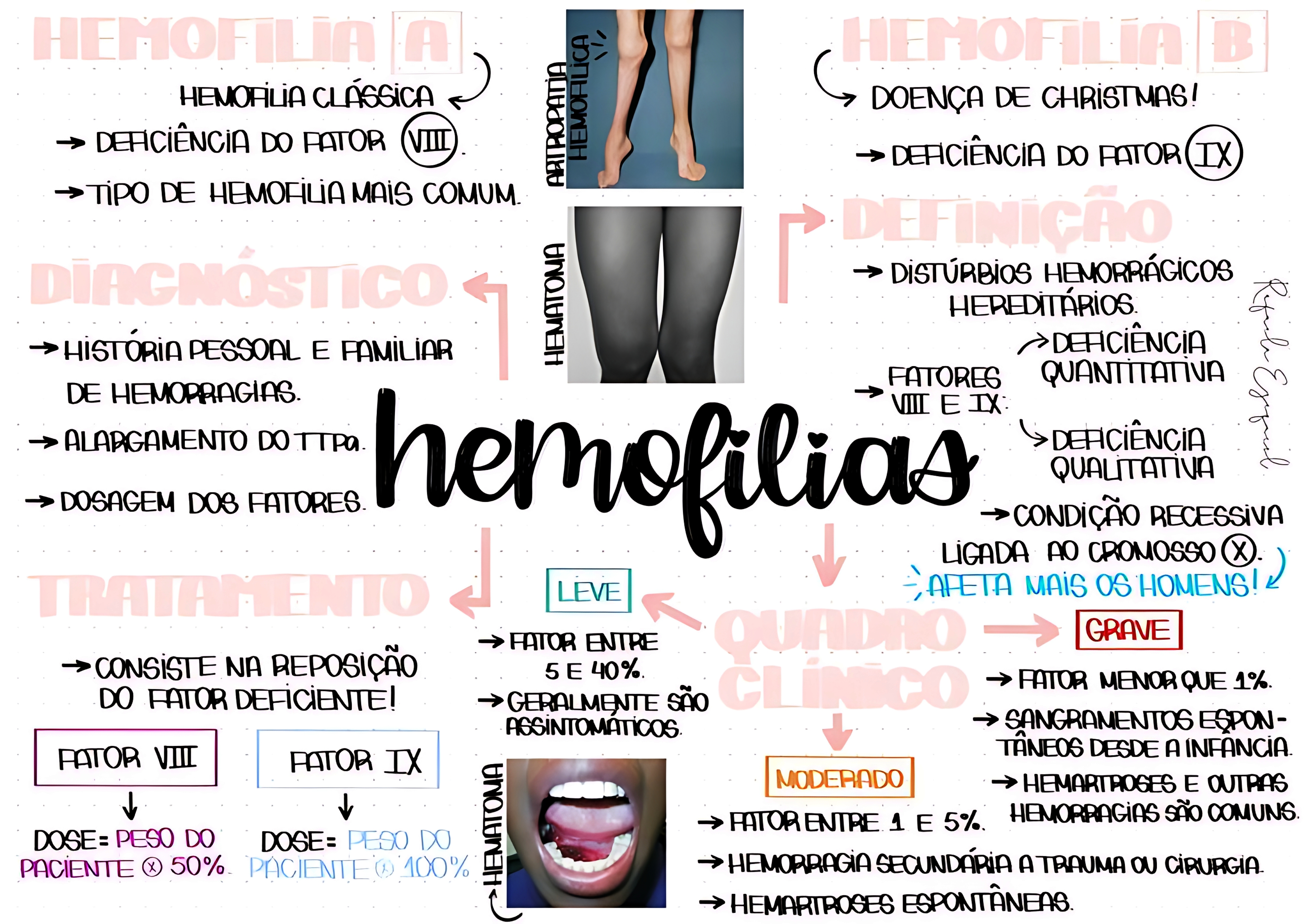 MAPA MENTAL SOBRE HEMOFILIA