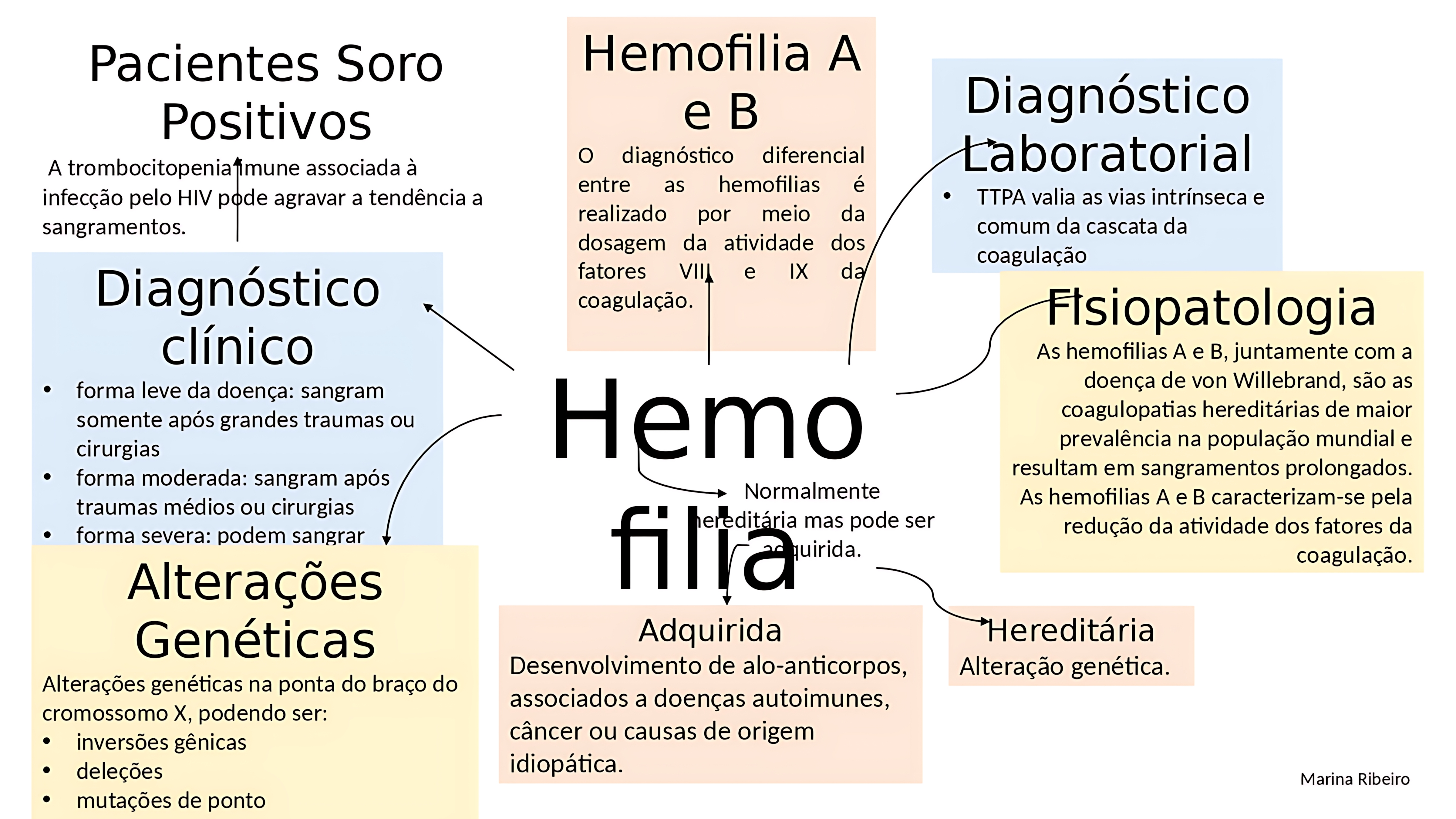 MAPA MENTAL SOBRE HEMOFILIA