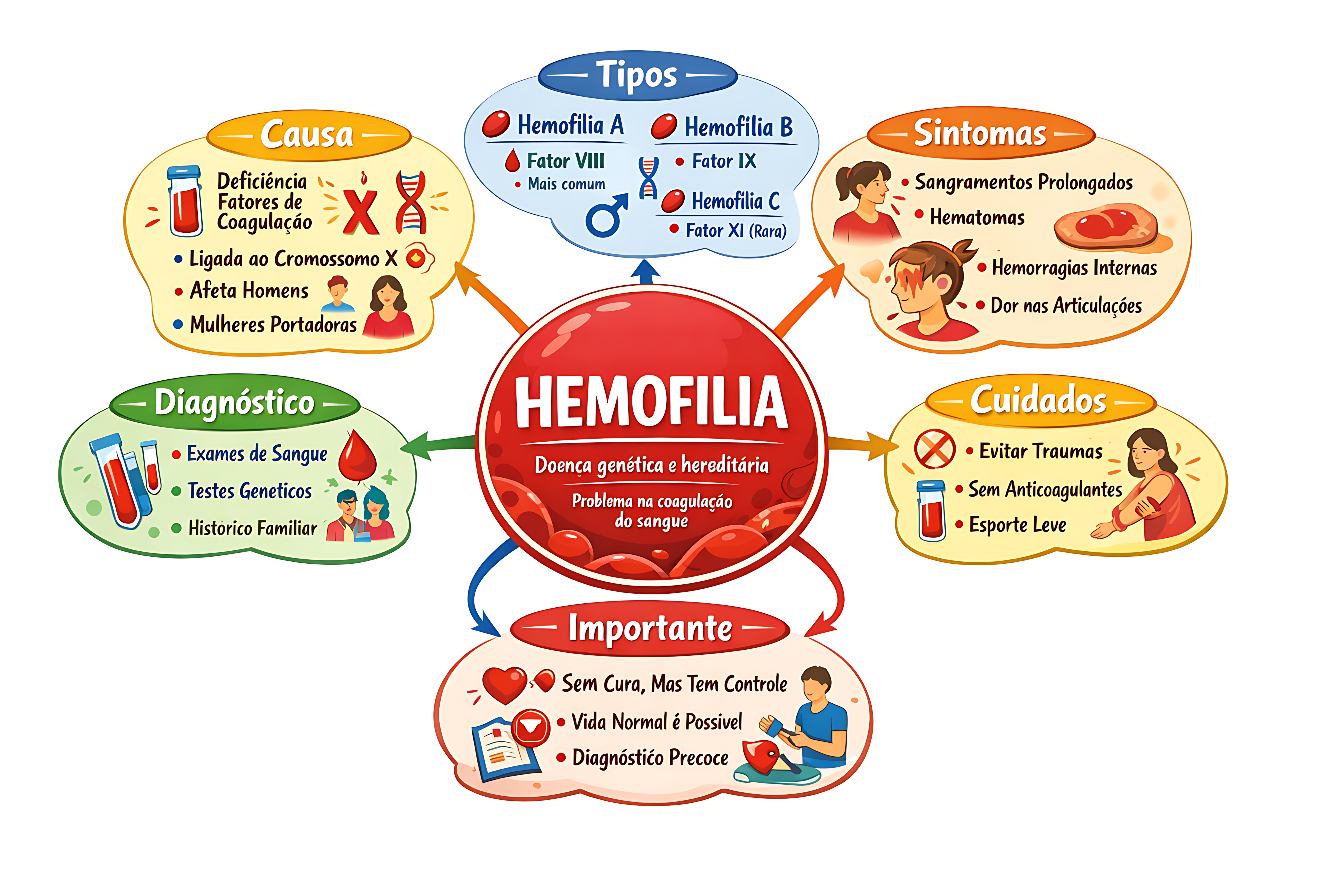MAPA MENTAL SOBRE HEMOFILIA