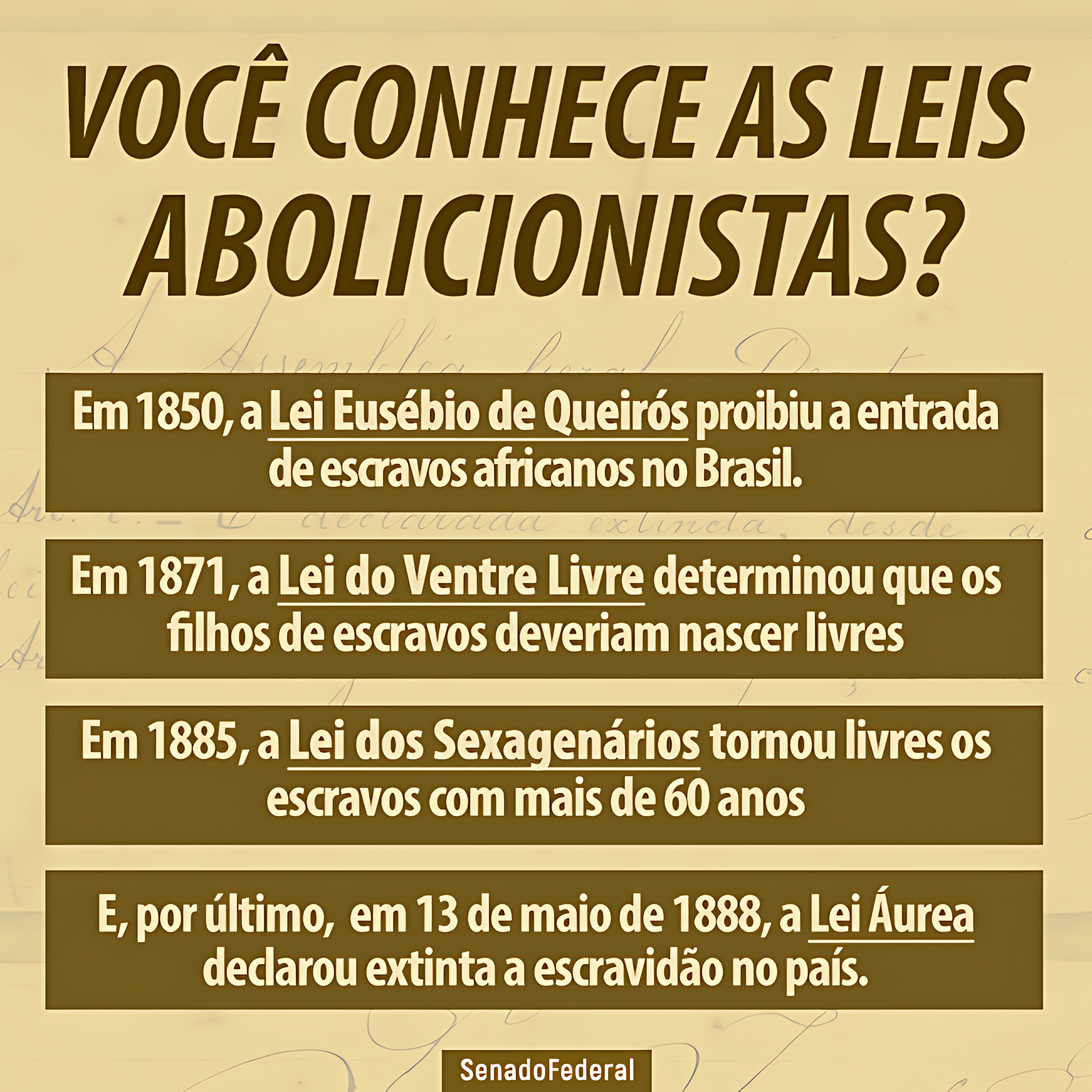 MAPA MENTAL SOBRE LEIS ABOLICIONISTAS