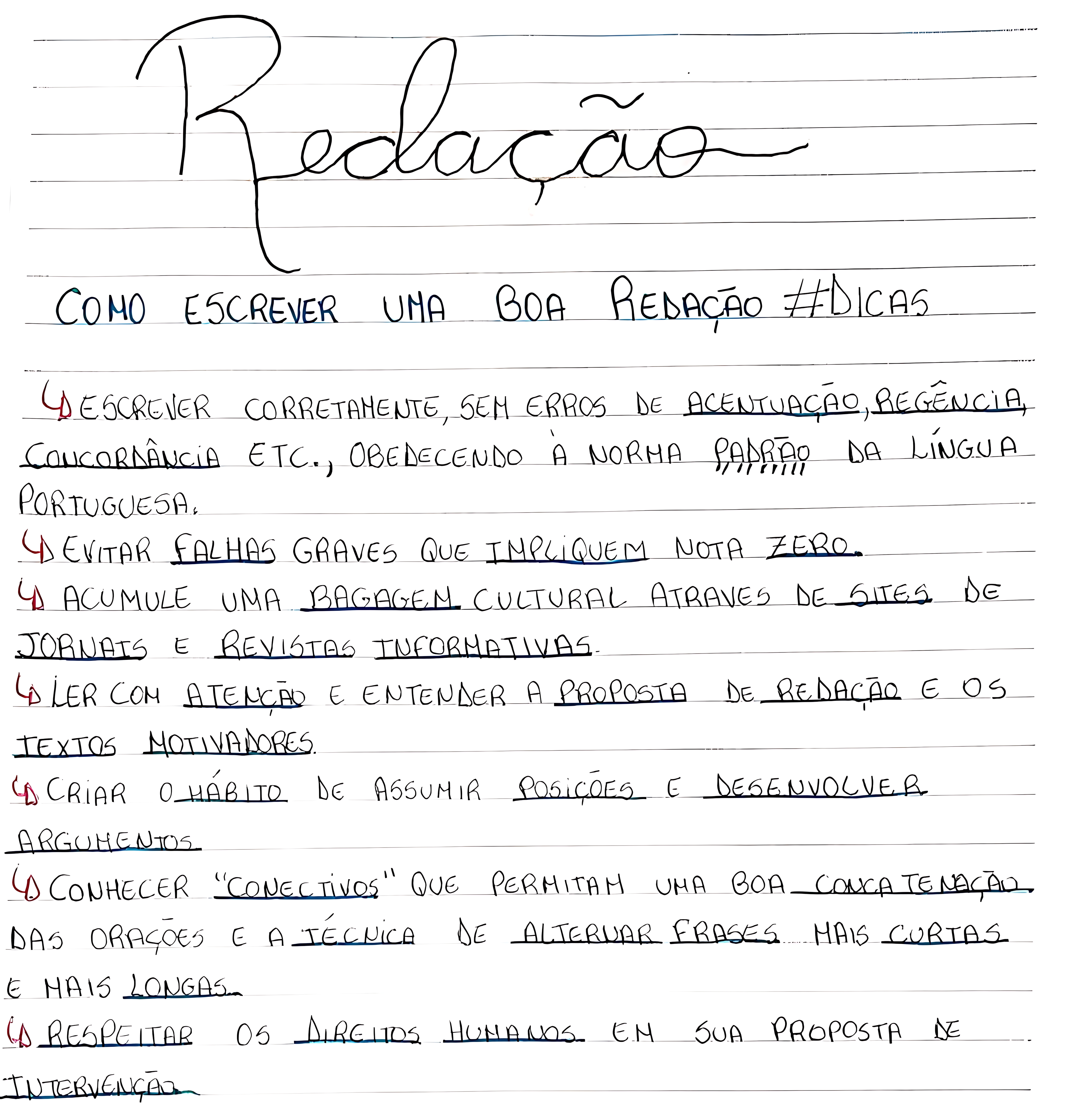 MAPA MENTAL SOBRE REDACAO DO ENEM