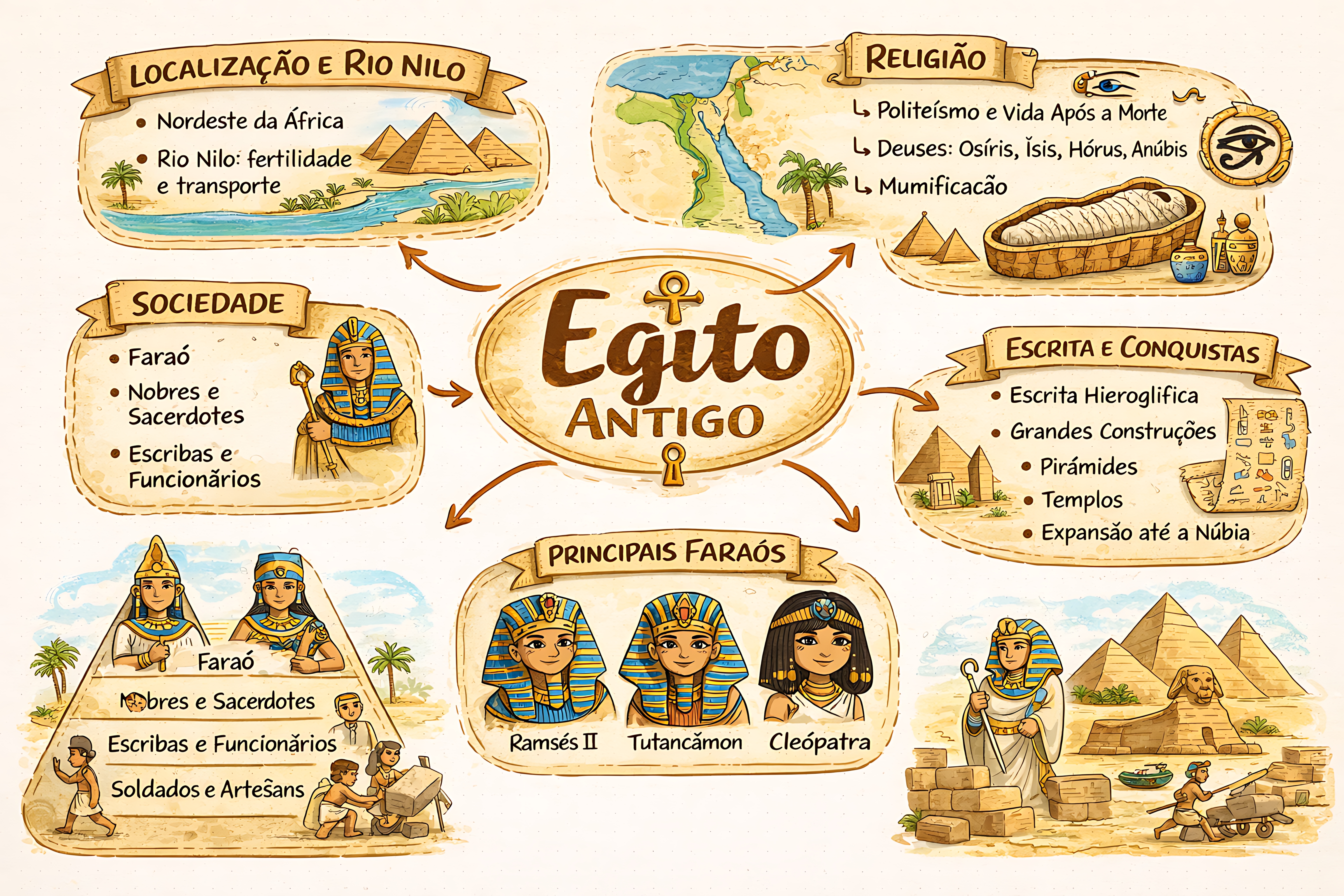 EGITO ANTIGO EXPLICADO E RESUMIDO