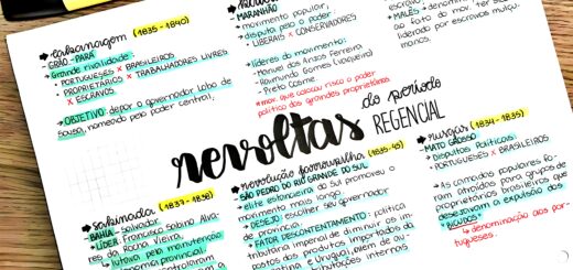 MAPA MENTAL SOBRE REVOLTAS REGENCIAIS