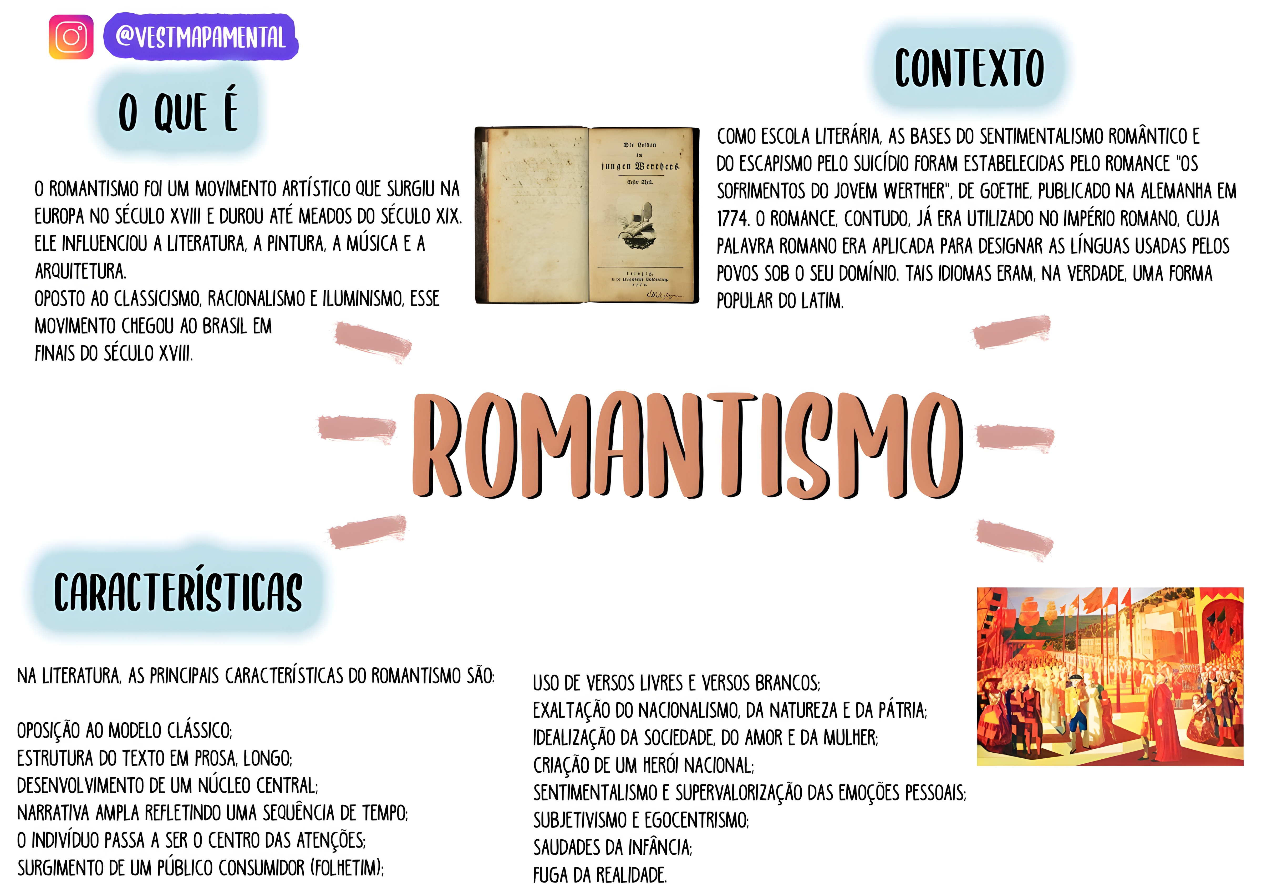 MAPA MENTAL SOBRE ROMANTISMO NO BRASIL