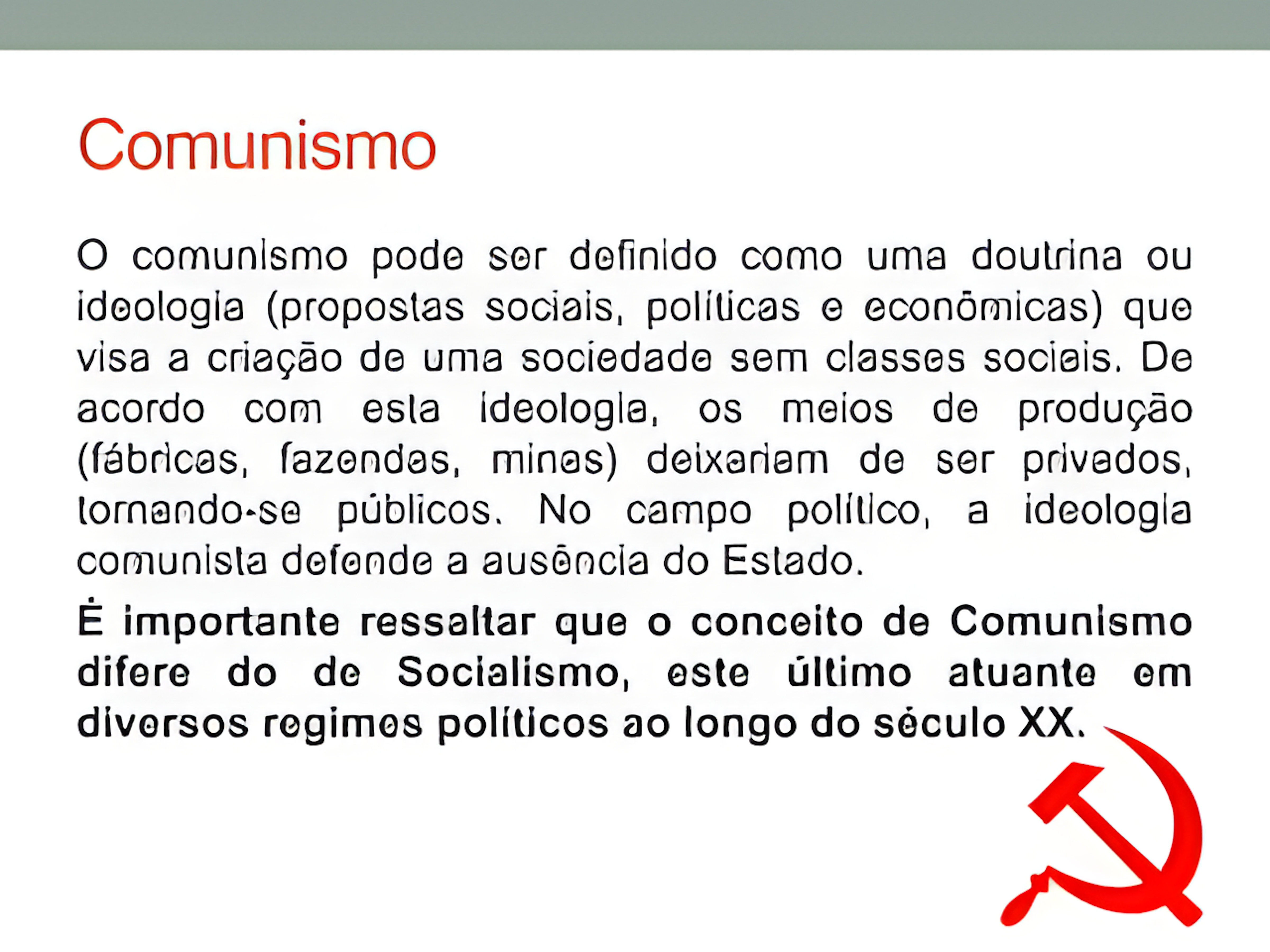 MAPA MENTAL SOBRE COMUNISMO