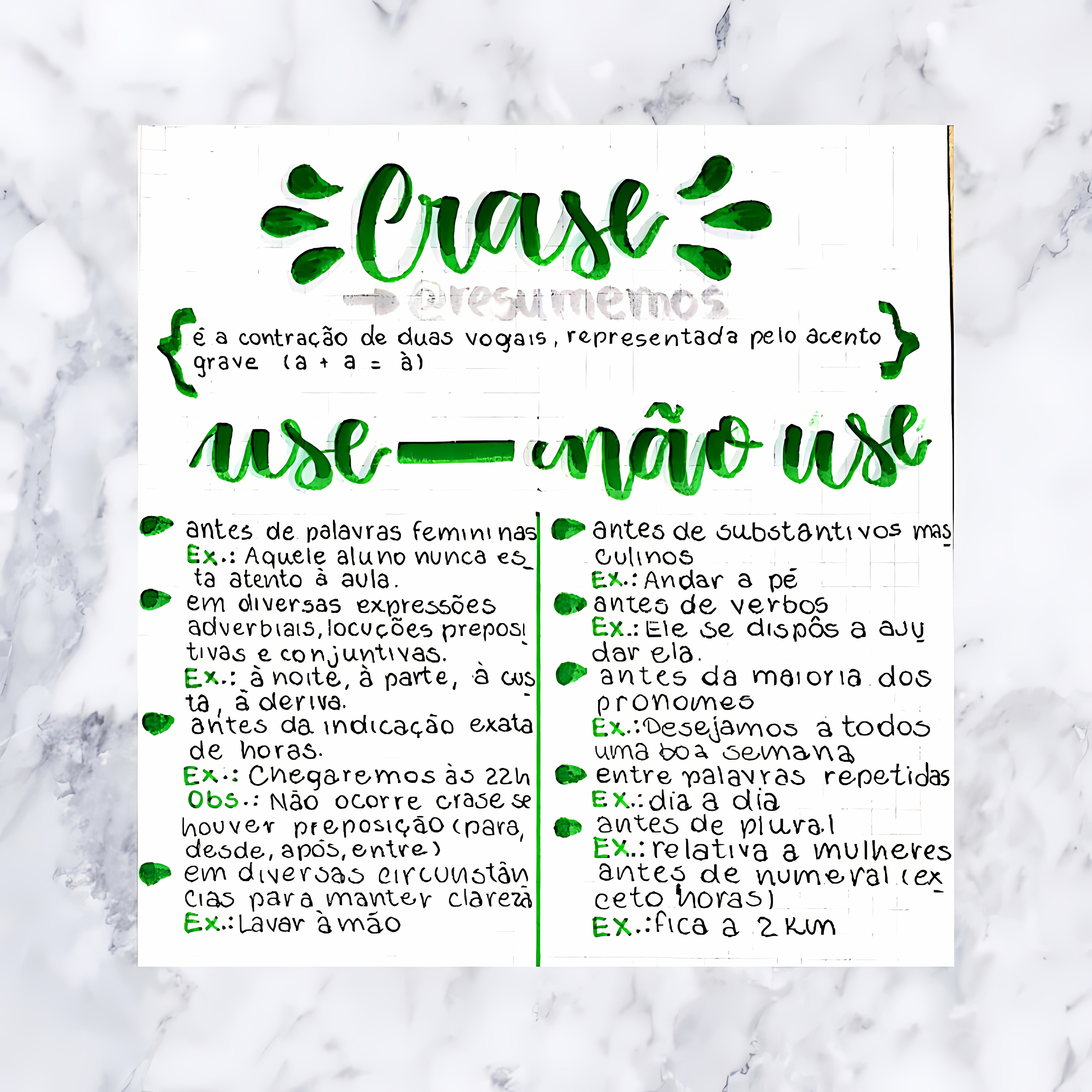 MAPA MENTAL SOBRE CRASE