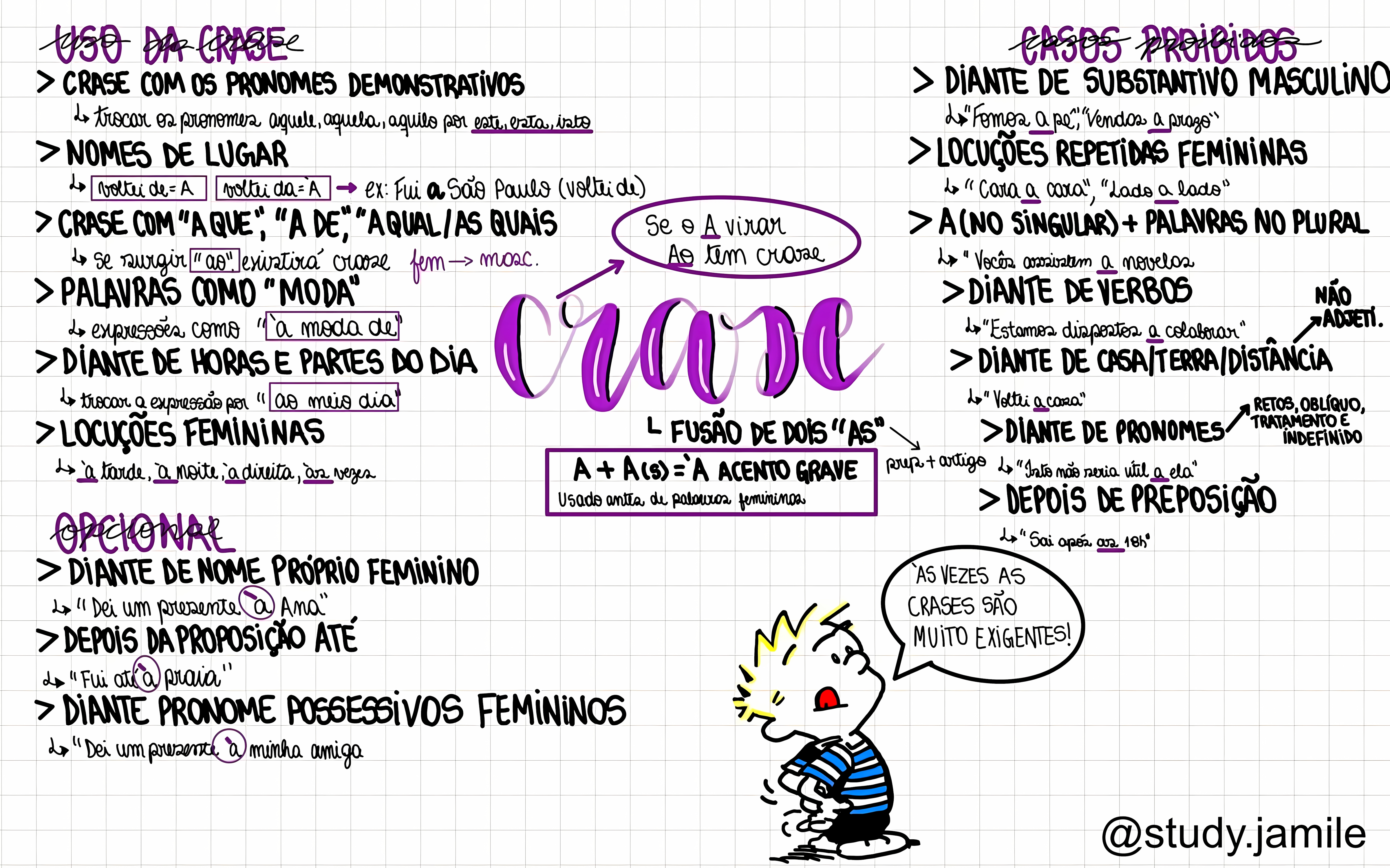 MAPA MENTAL SOBRE CRASE