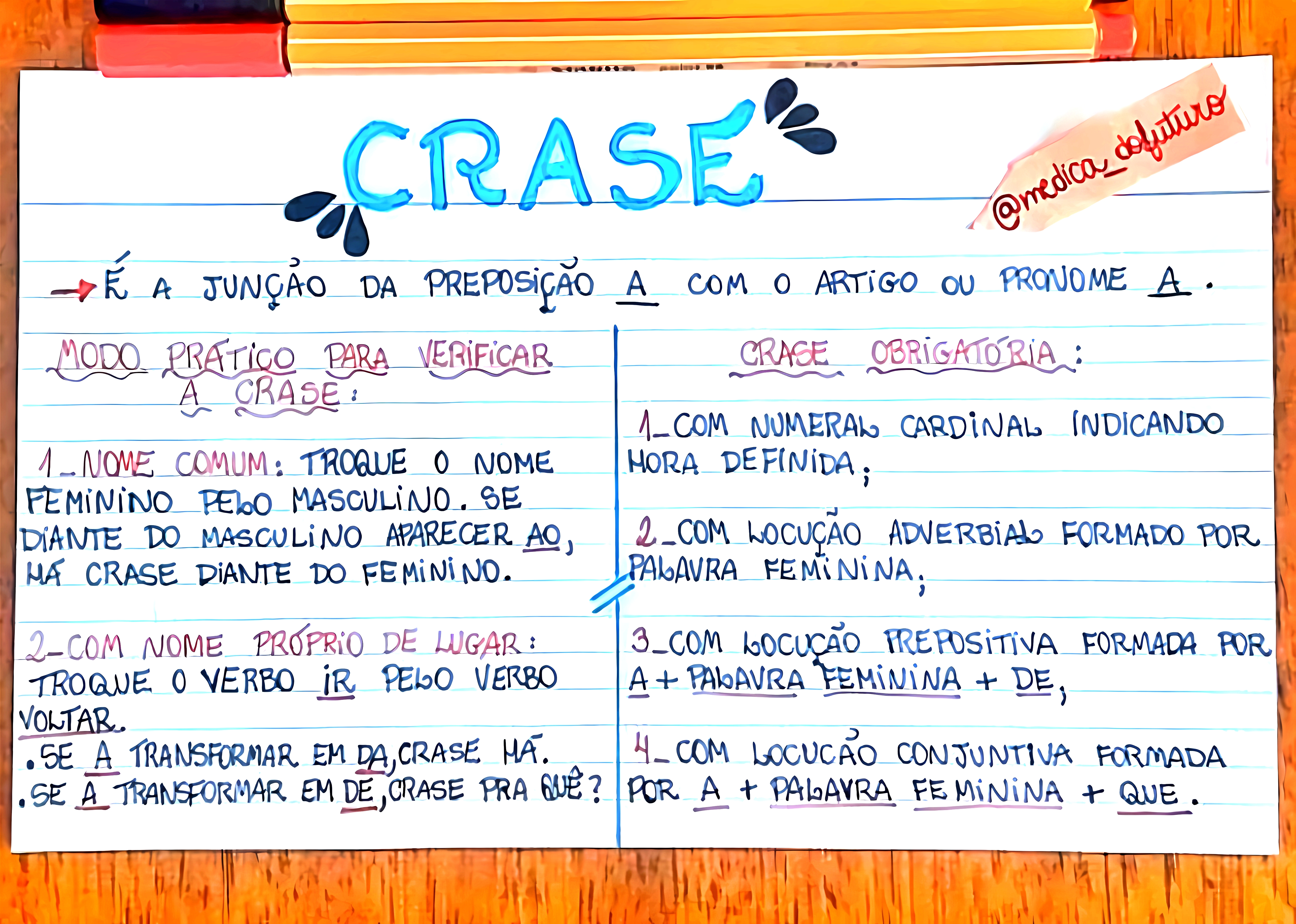 MAPA MENTAL SOBRE CRASE