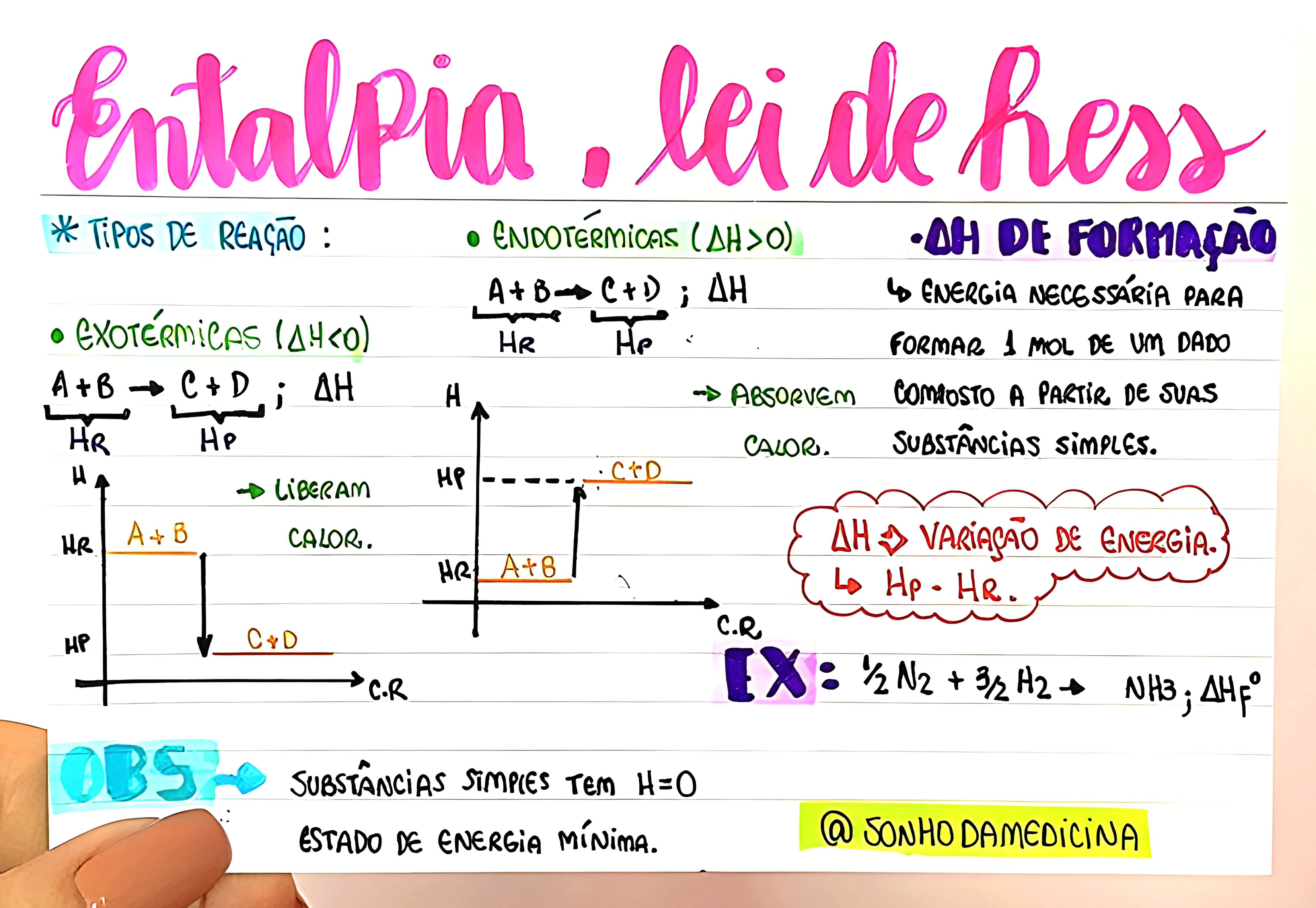 MAPA MENTAL SOBRE LEI DE HESS