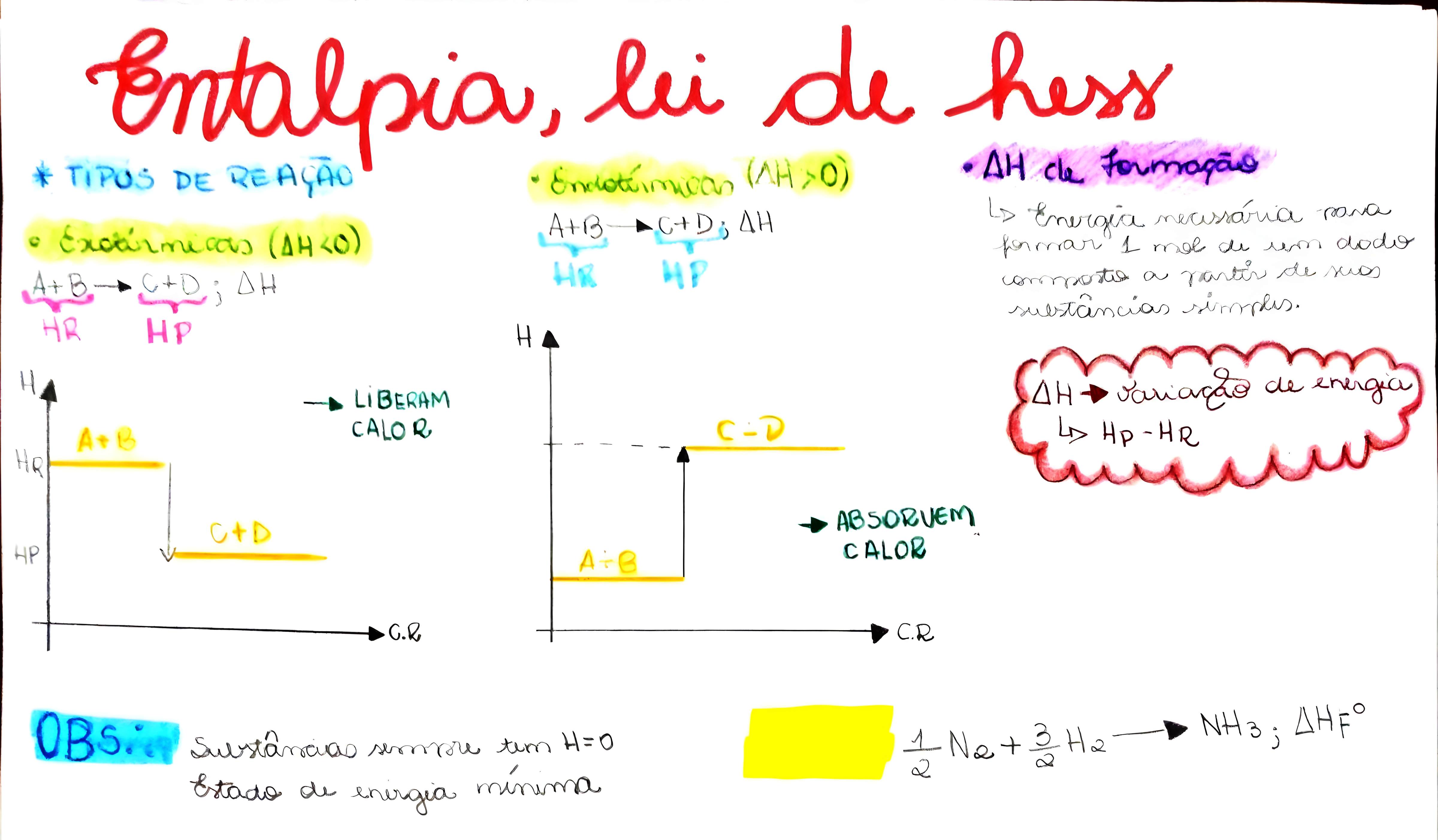 MAPA MENTAL SOBRE LEI DE HESS