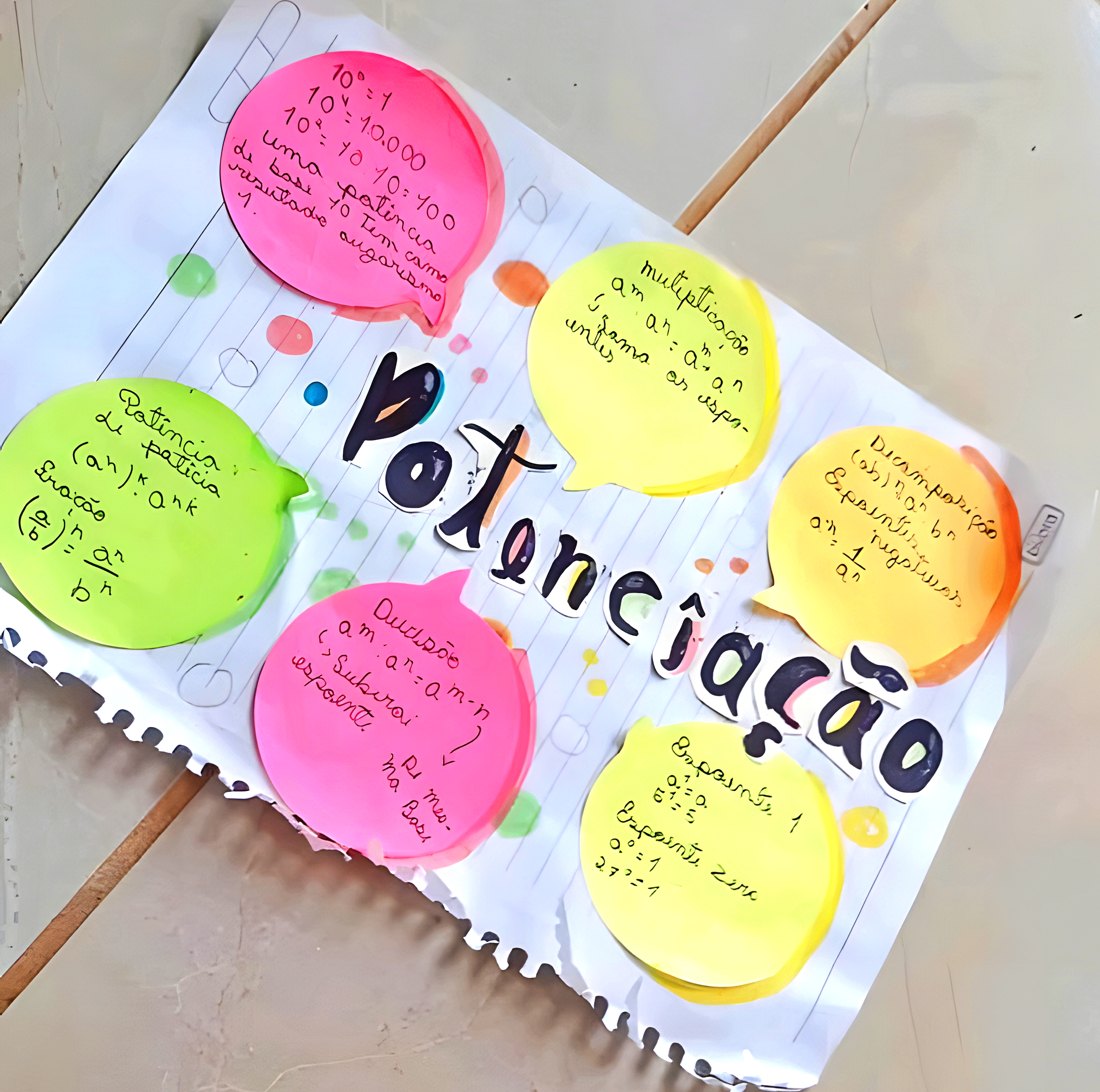 MAPA MENTAL SOBRE POTENCIACAO