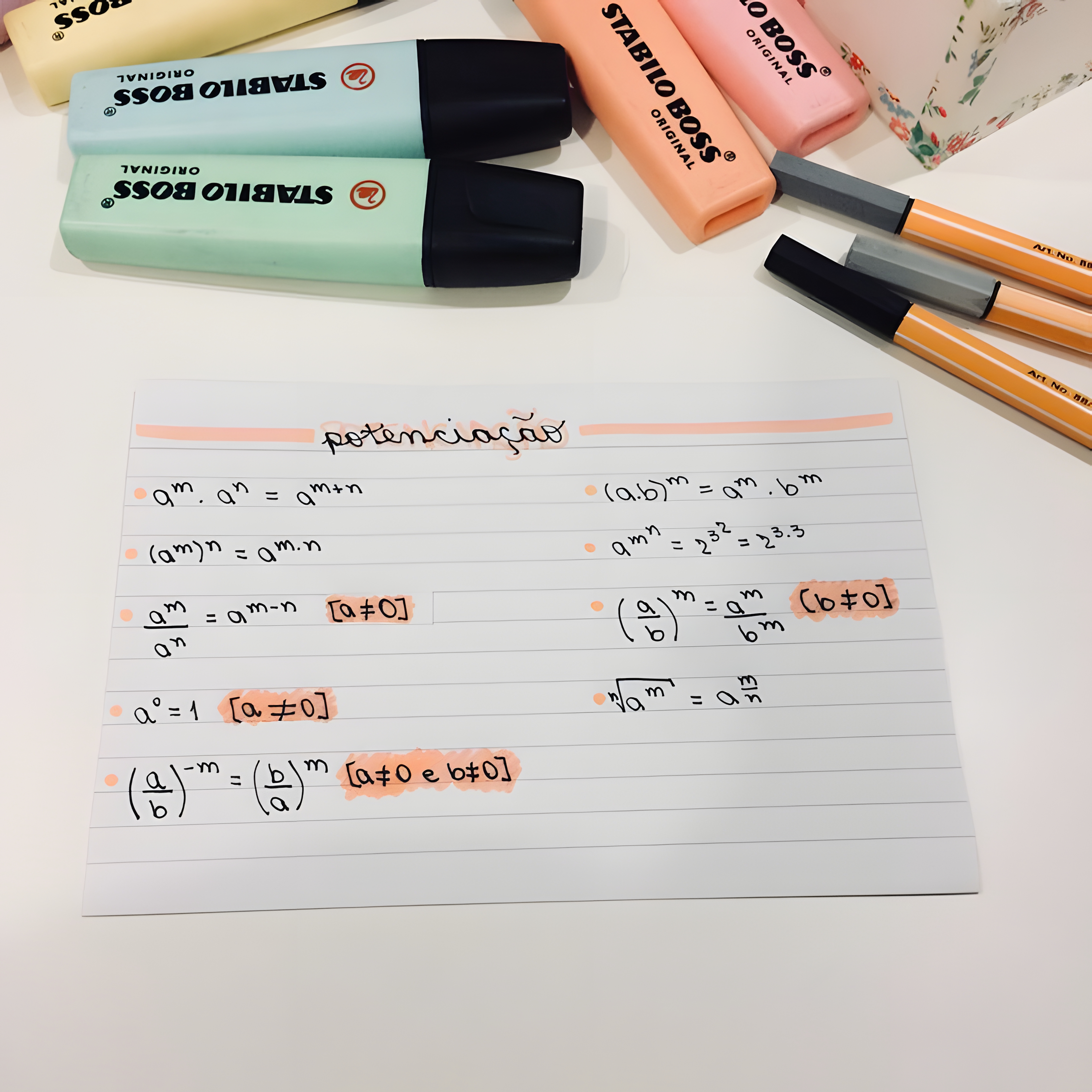 MAPA MENTAL SOBRE POTENCIACAO