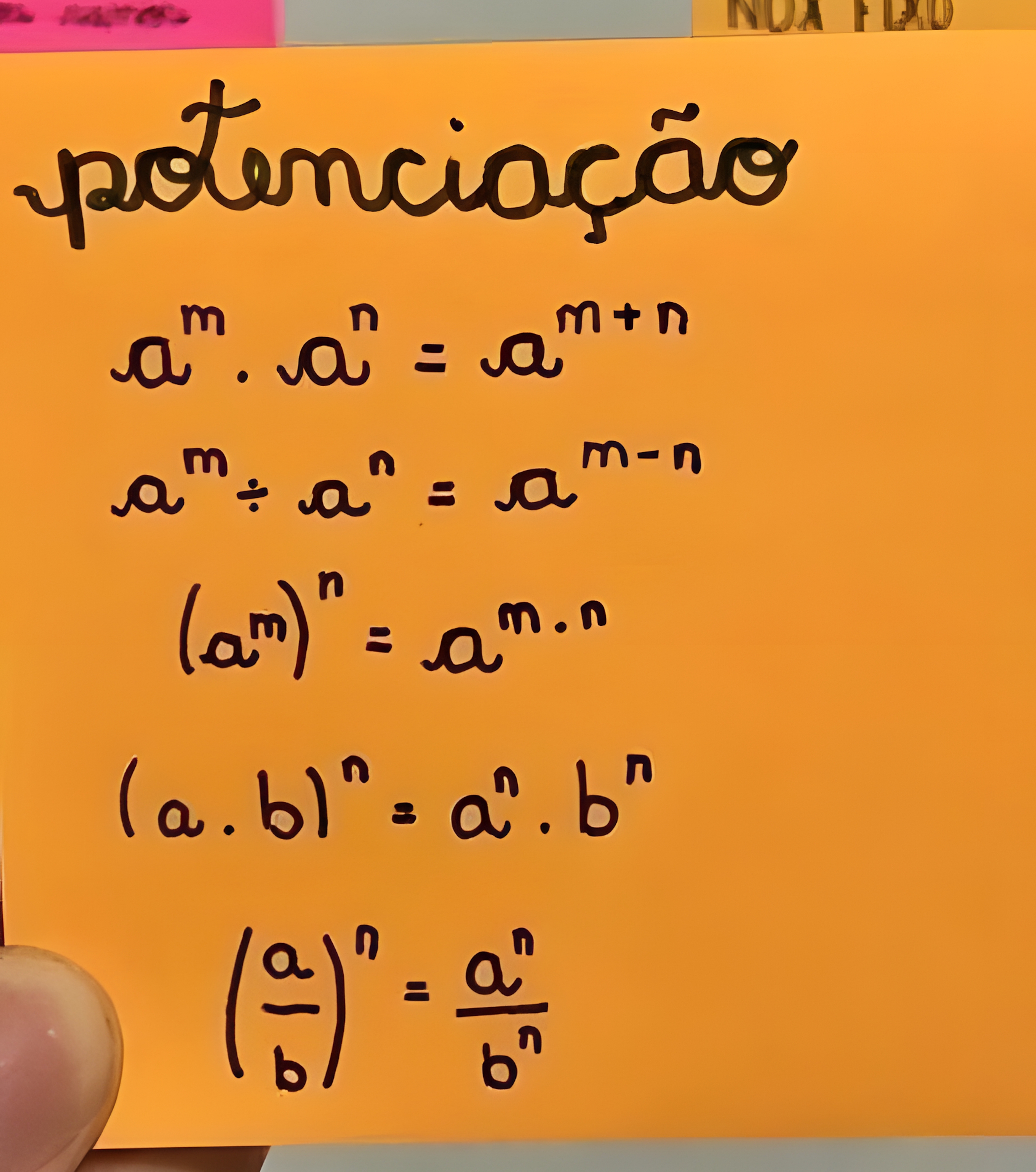 MAPA MENTAL SOBRE POTENCIACAO
